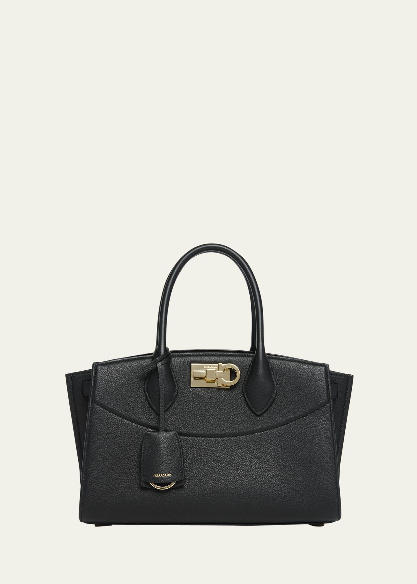 The New Studio Soft Leather Top-Handle Bag - 1