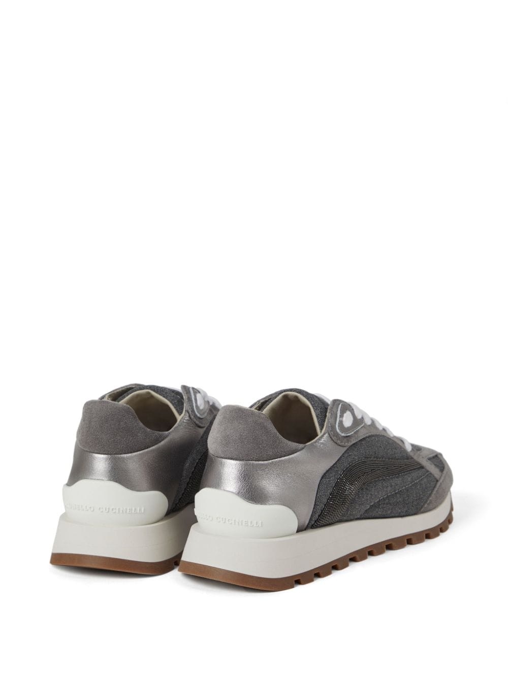 Monili-embellished sneakers - 3
