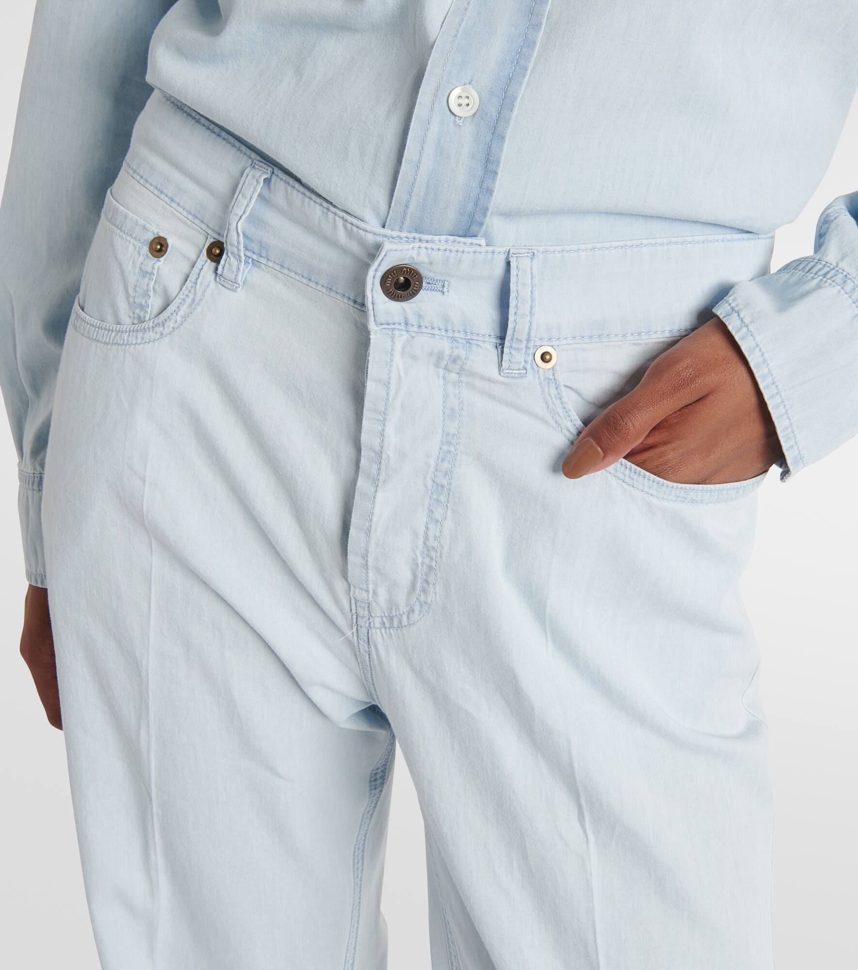 Low-rise straight jeans - 4