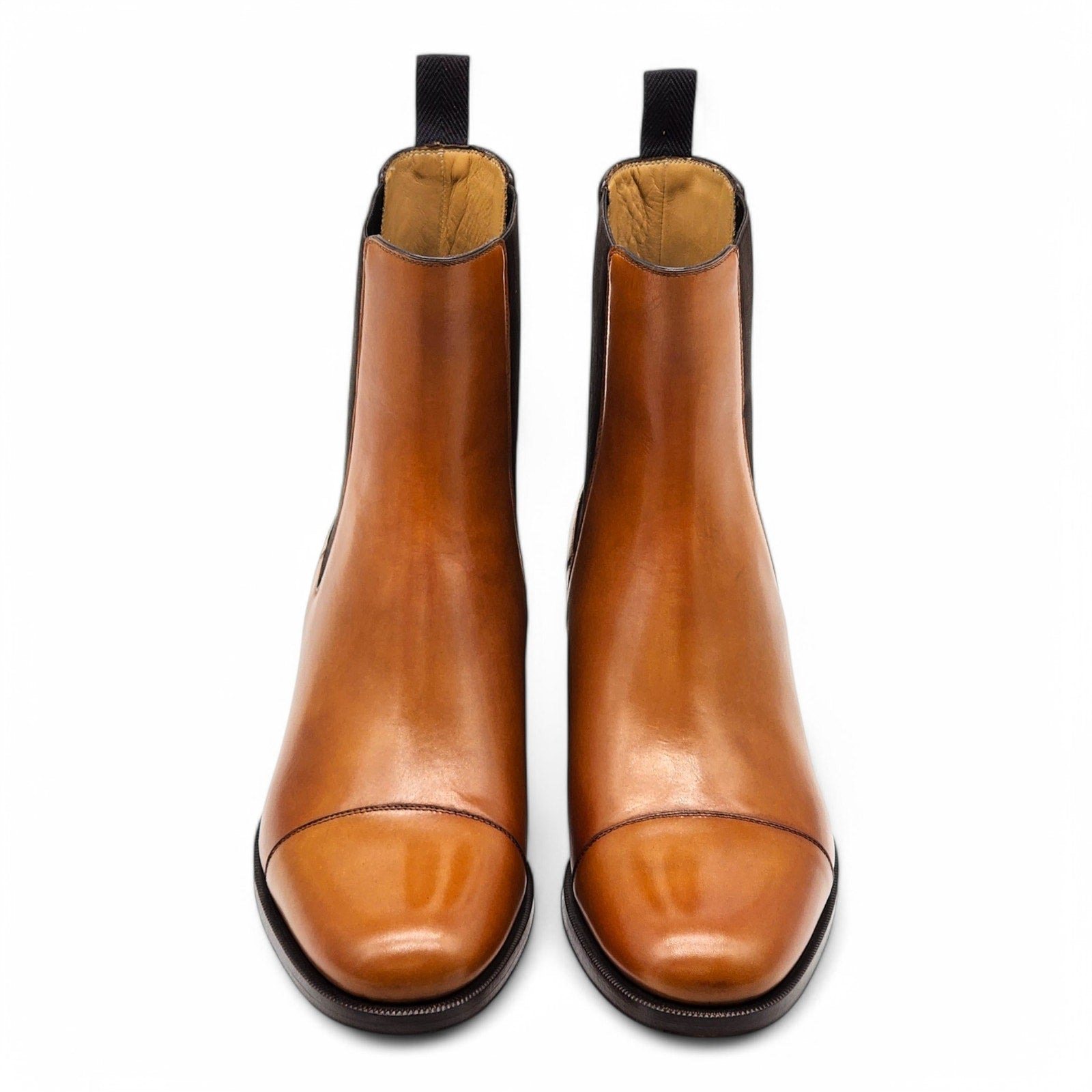 Christian Louboutin Antonio Chelsea Leather Boots Brown EU 42 US 9 - 3