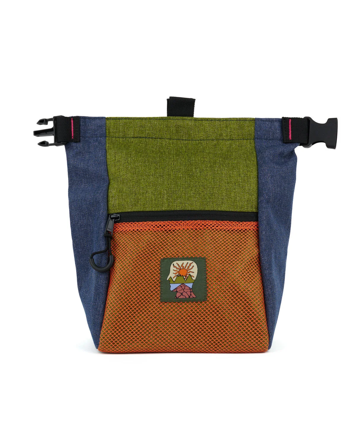 Large Brain Dead Equipment Chalk Bag - Green Multi - 1