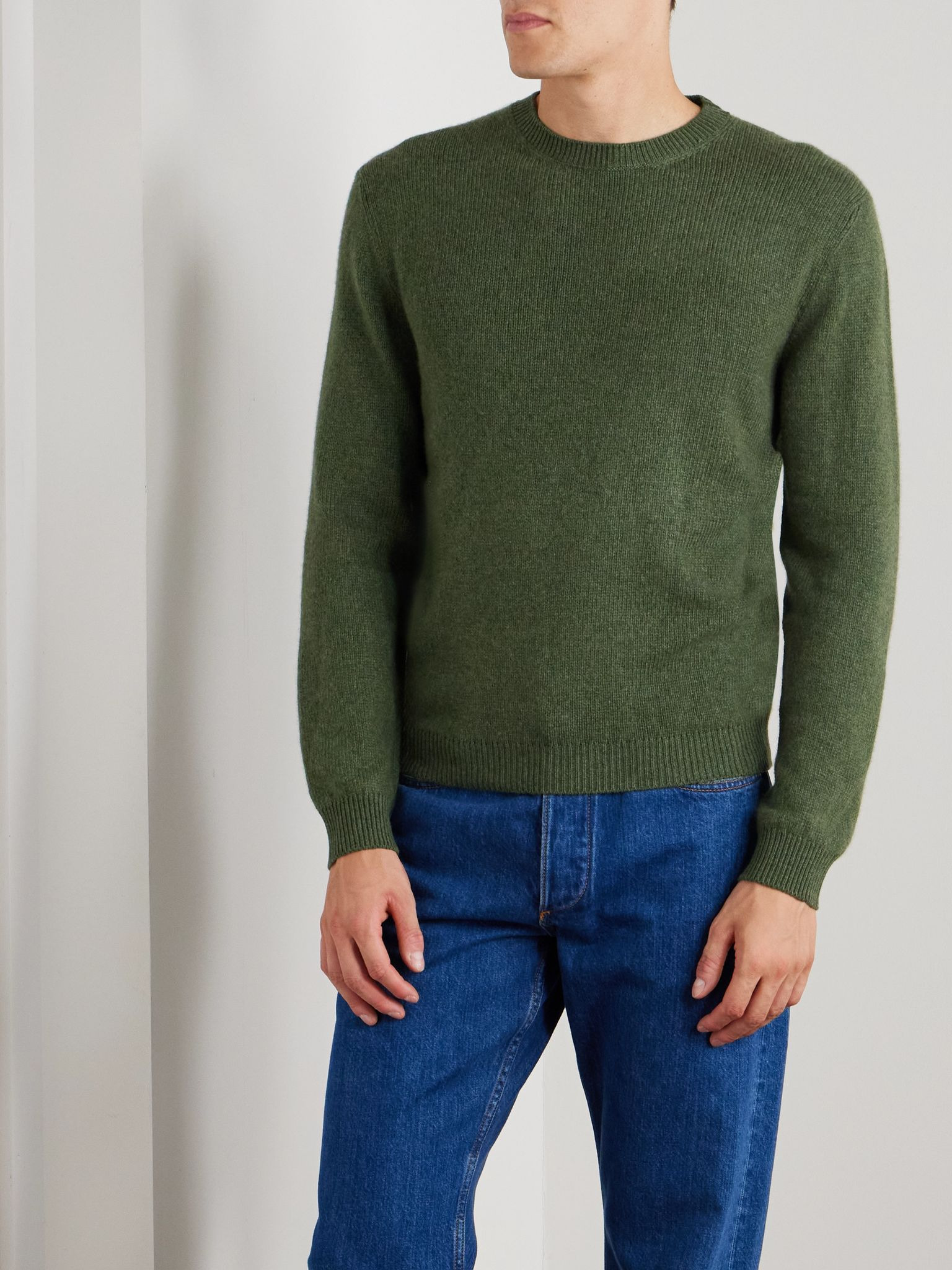 Fobello Cashmere Sweater Green - 3