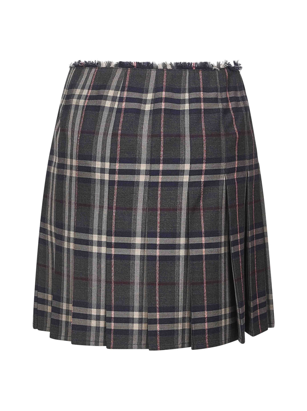 Multicolor Check wool mini kilt - 2