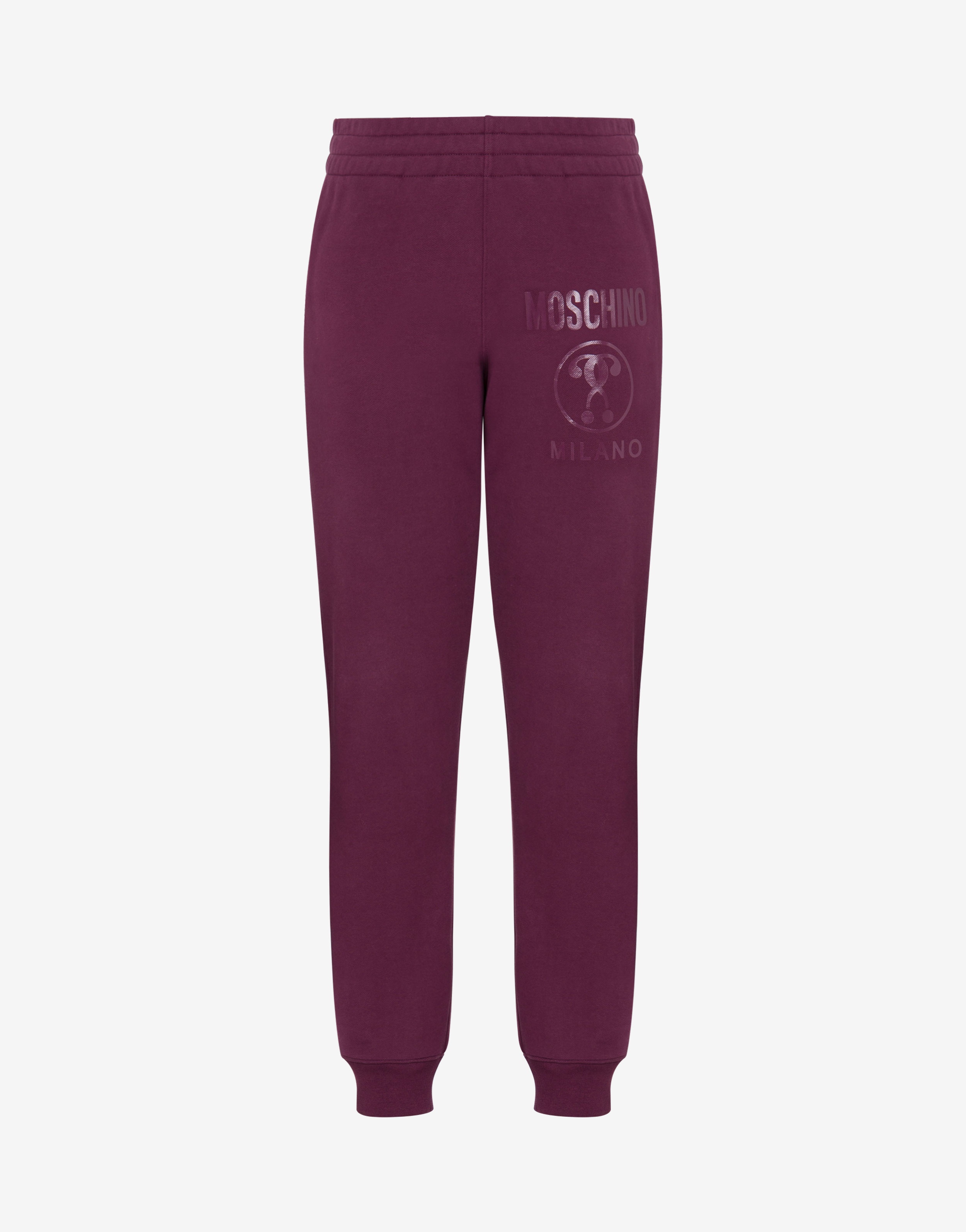 DOUBLE QUESTION MARK FLEECE JOGGERS - 1