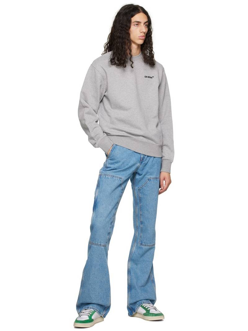Off-White wide-leg panelled jeans outlook