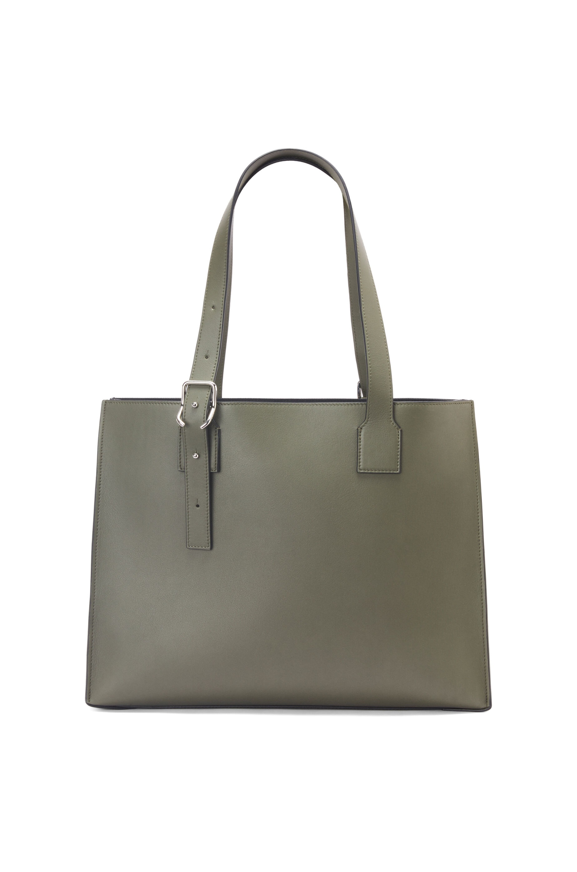 Buckle Horizontal Tote in classic calfskin - 3