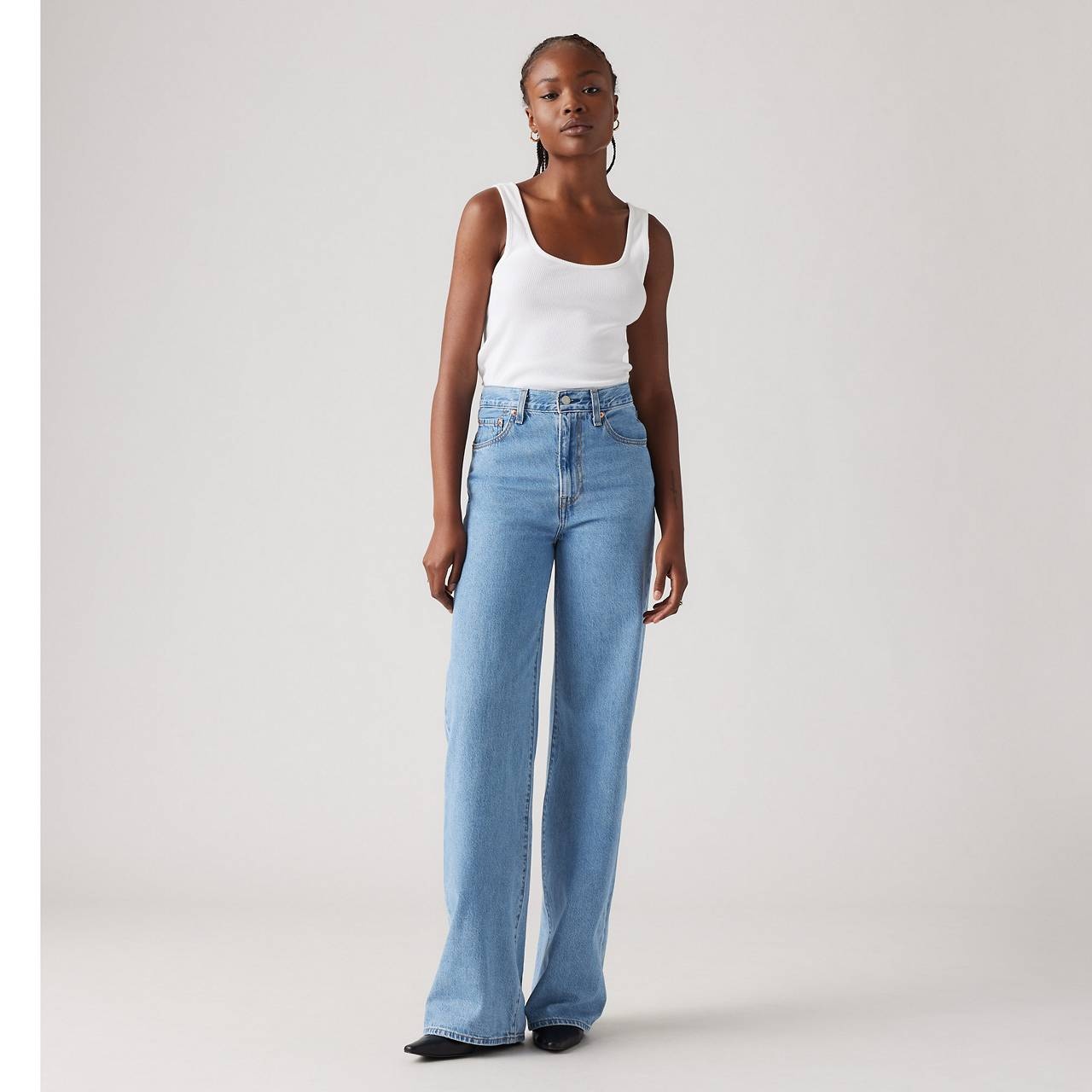 RIBCAGE WIDE LEG WOMEN'S JEANS - 2