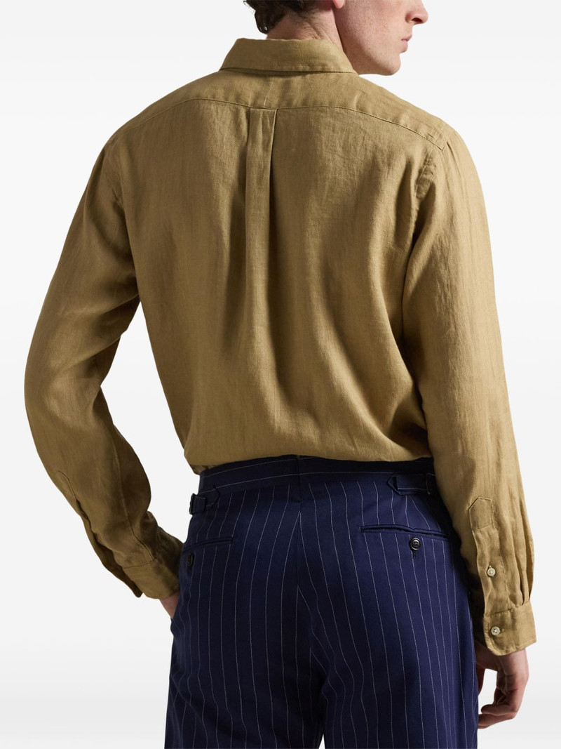Slim Fit linen shirt 4