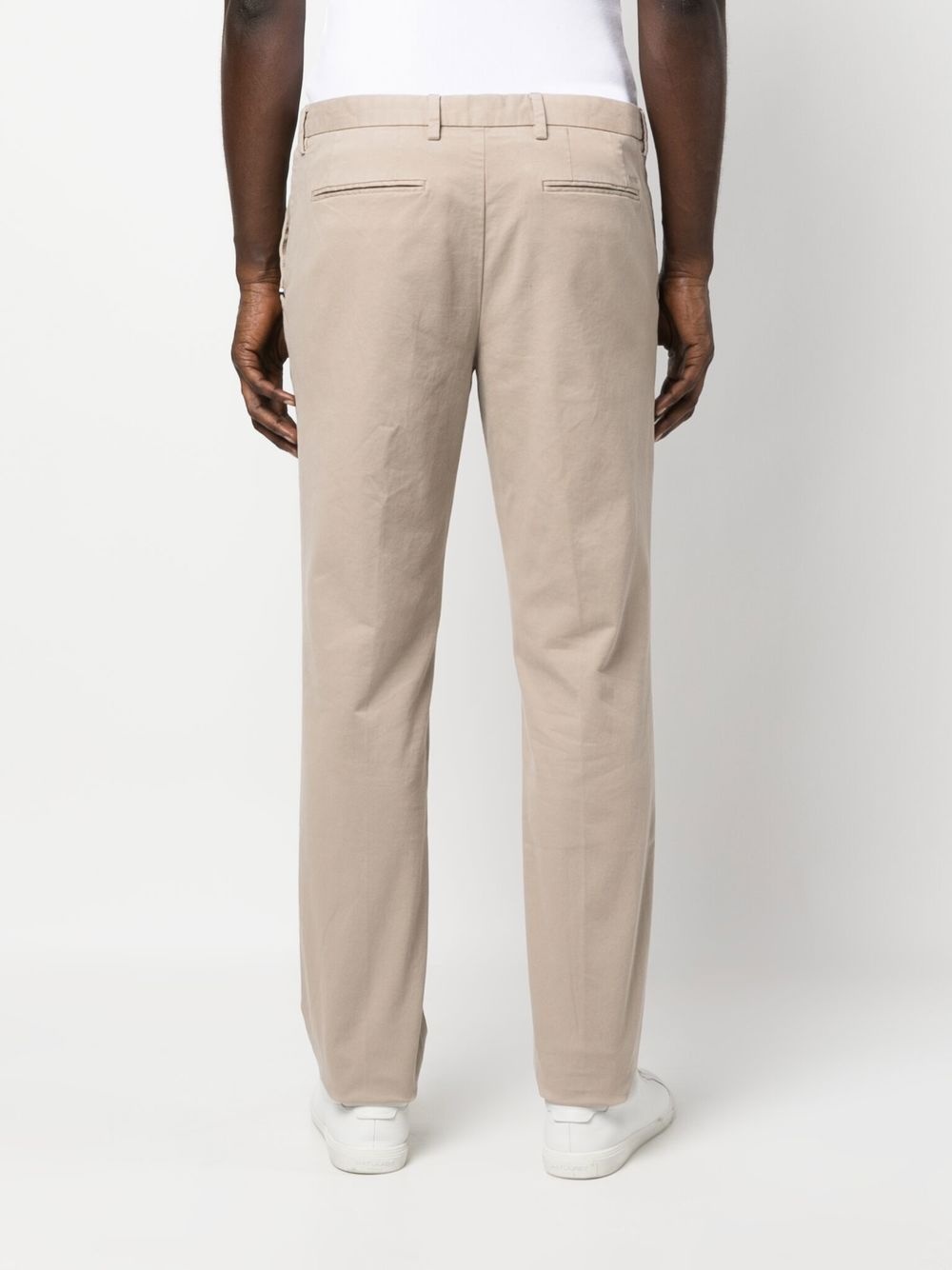 low-rise chino trousers - 4