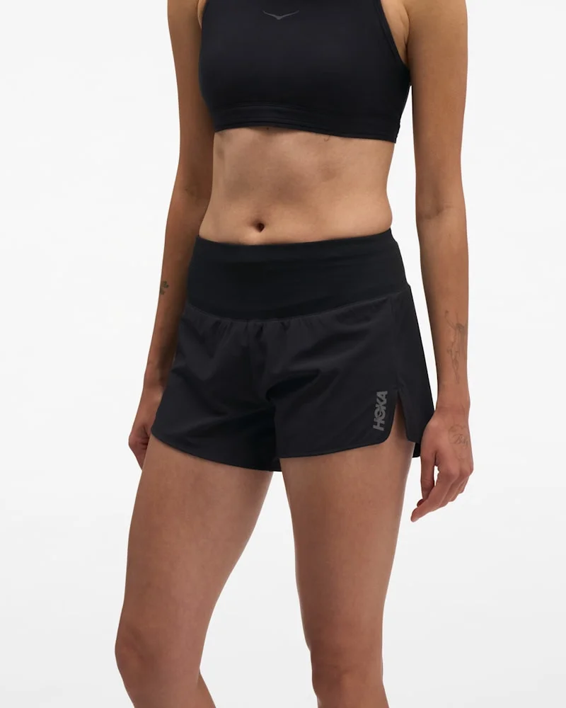 Women's Glide Short MR 3.5" Brief in Black - 1