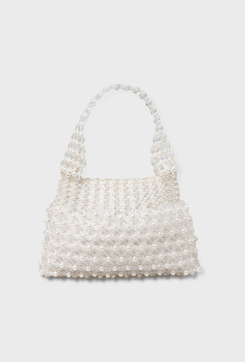 Mini Quinn Bag - Cream and Clear 3