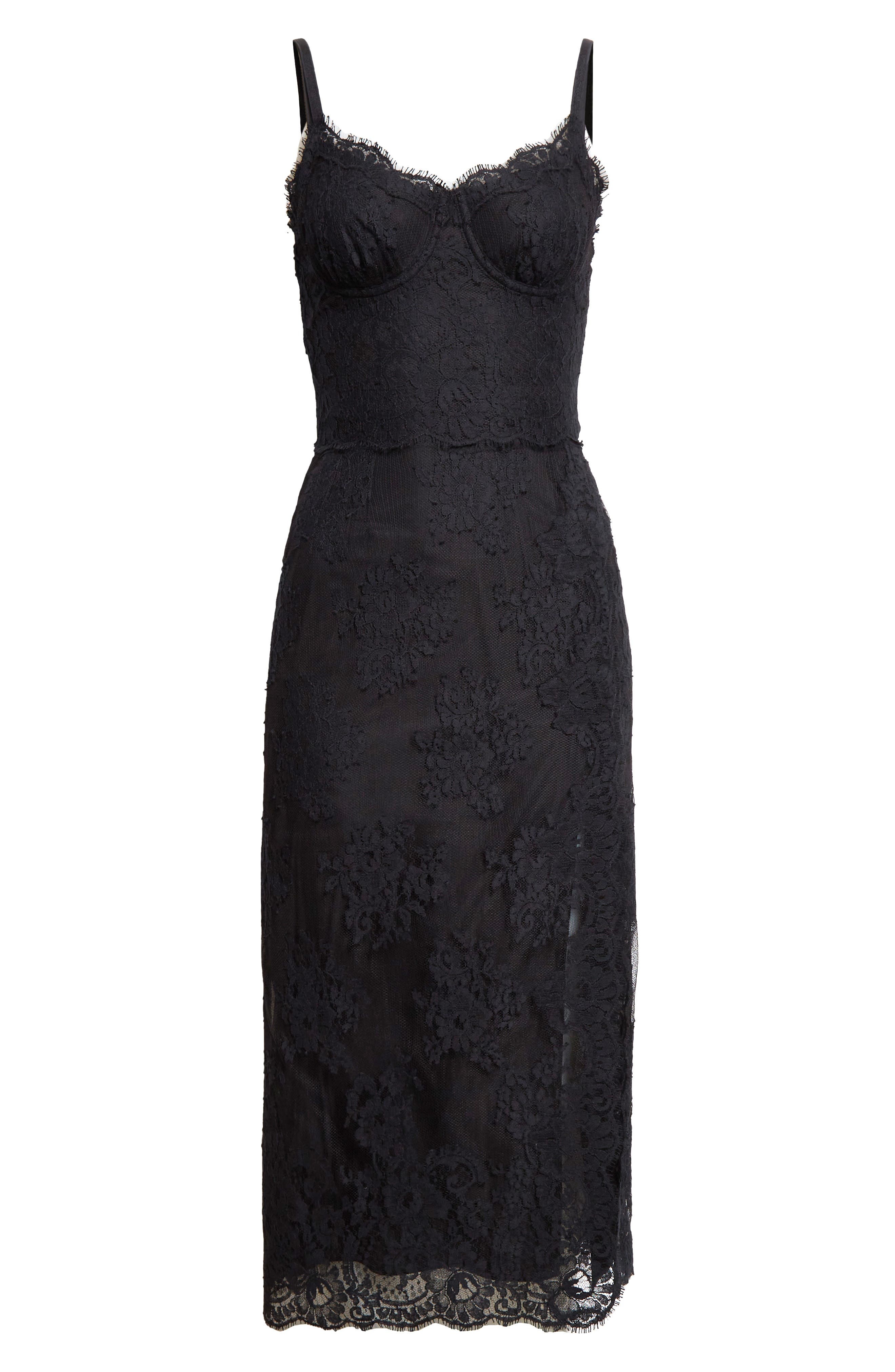 Chantilly Lace Sheath Dress - 5