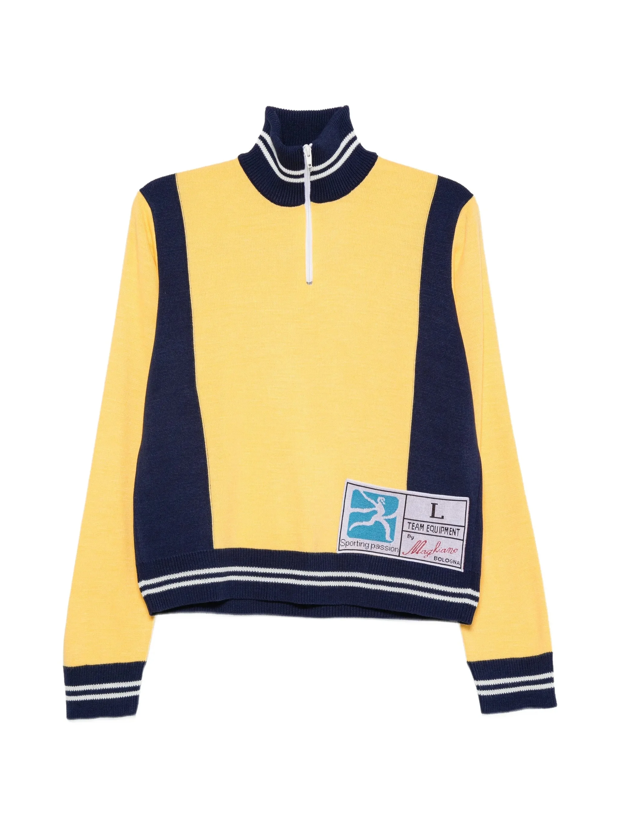 Magliano Colour-block Logo-patch Sweater - 1