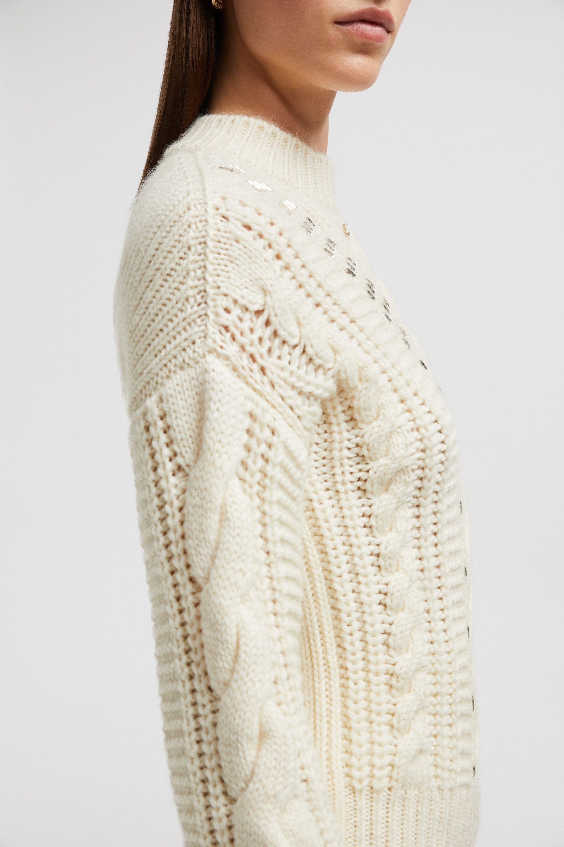 Embroidered Mohair & Wool Sweater - 6