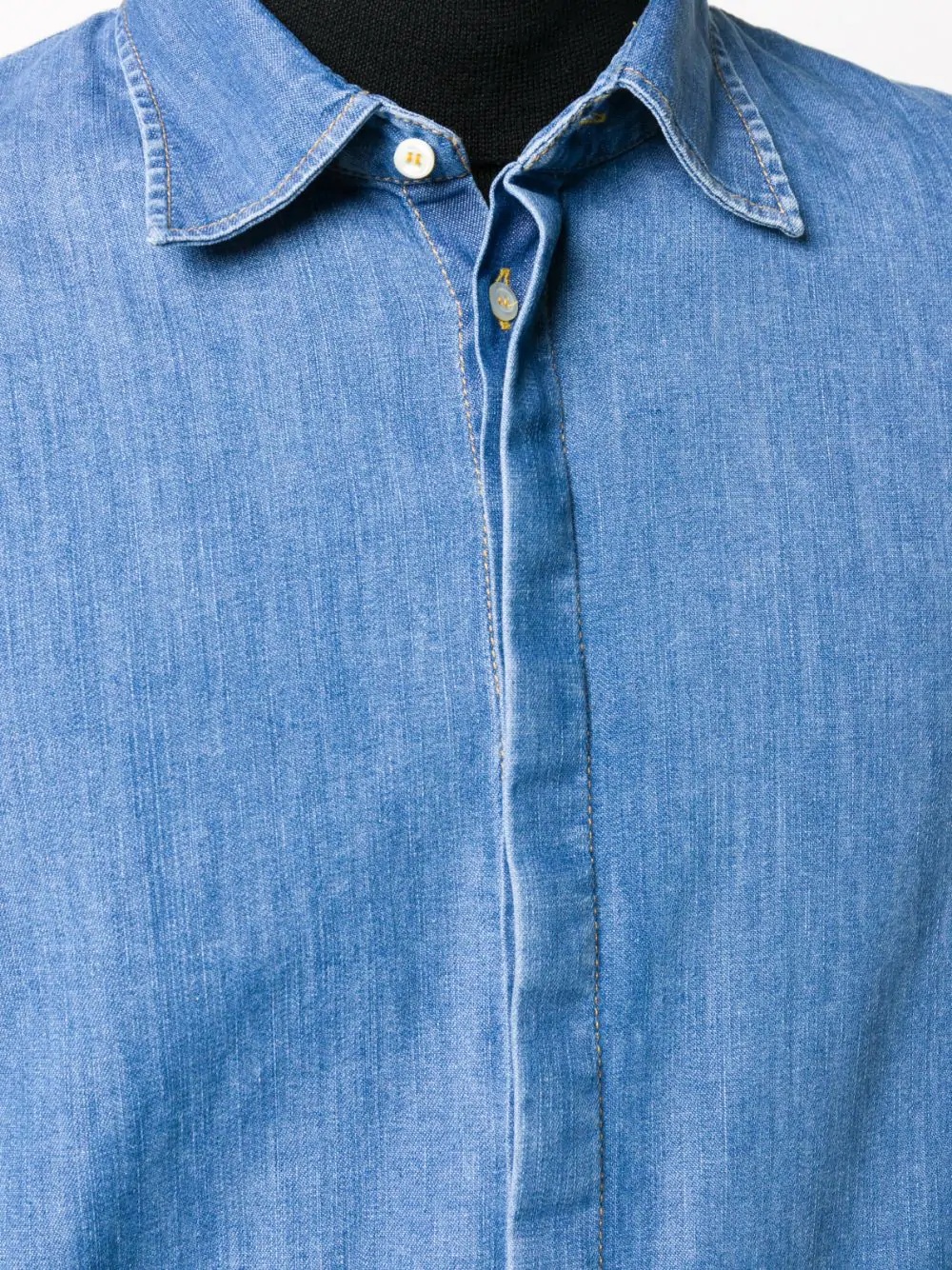 denim buttoned shirt - 5