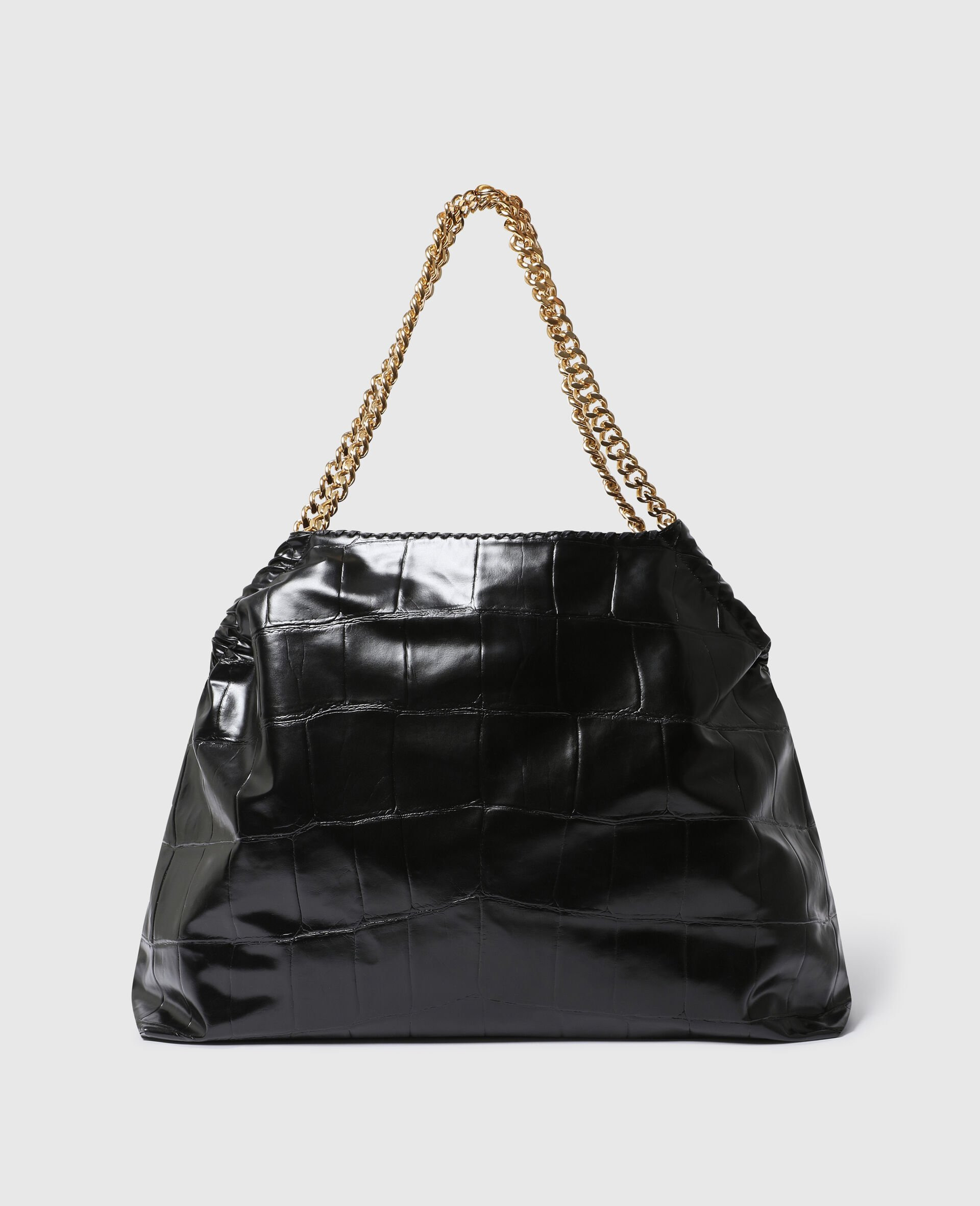 Falabella Crocodile-Embossed Drawstring Tote Bag - 4