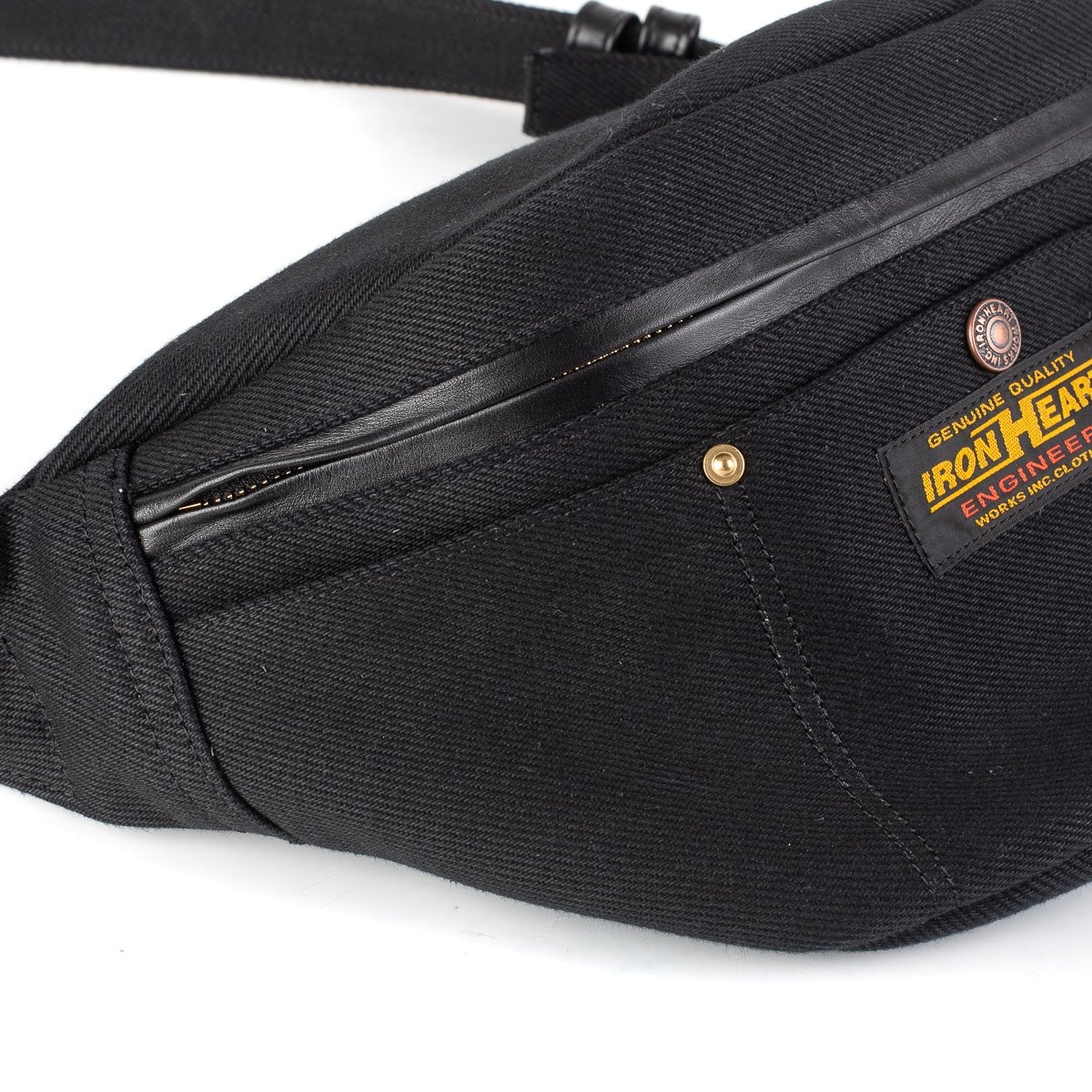 IHE-37 21oz Denim Waist Bag - Superblack - 6