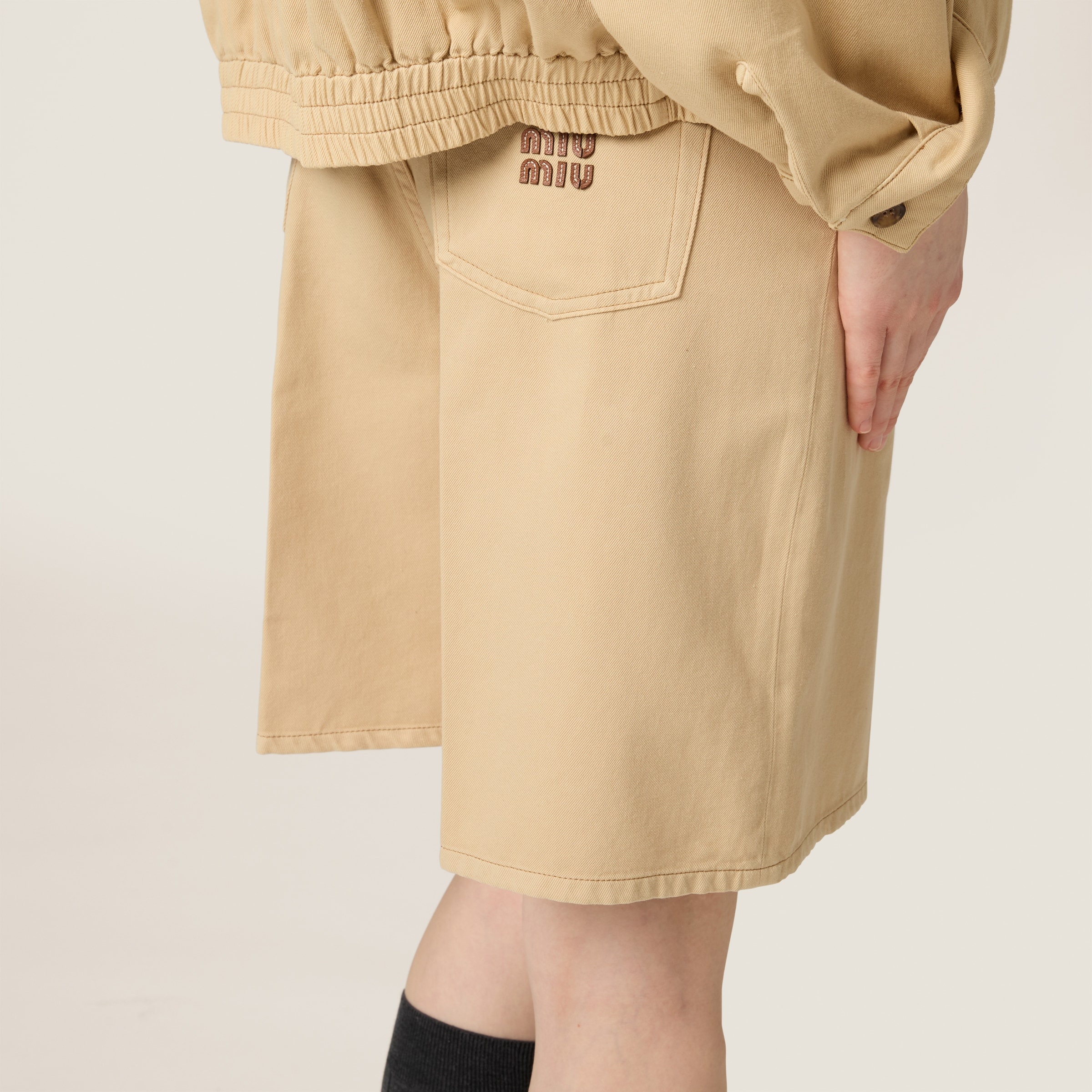 Light denim bermudas - 4