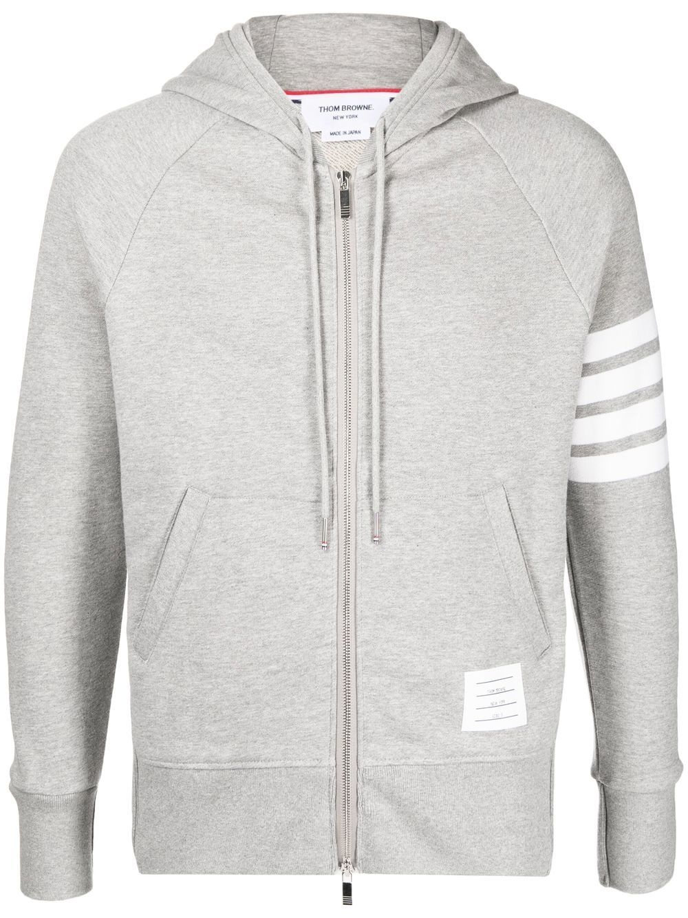 4-Bar zip-up hoodie - 1