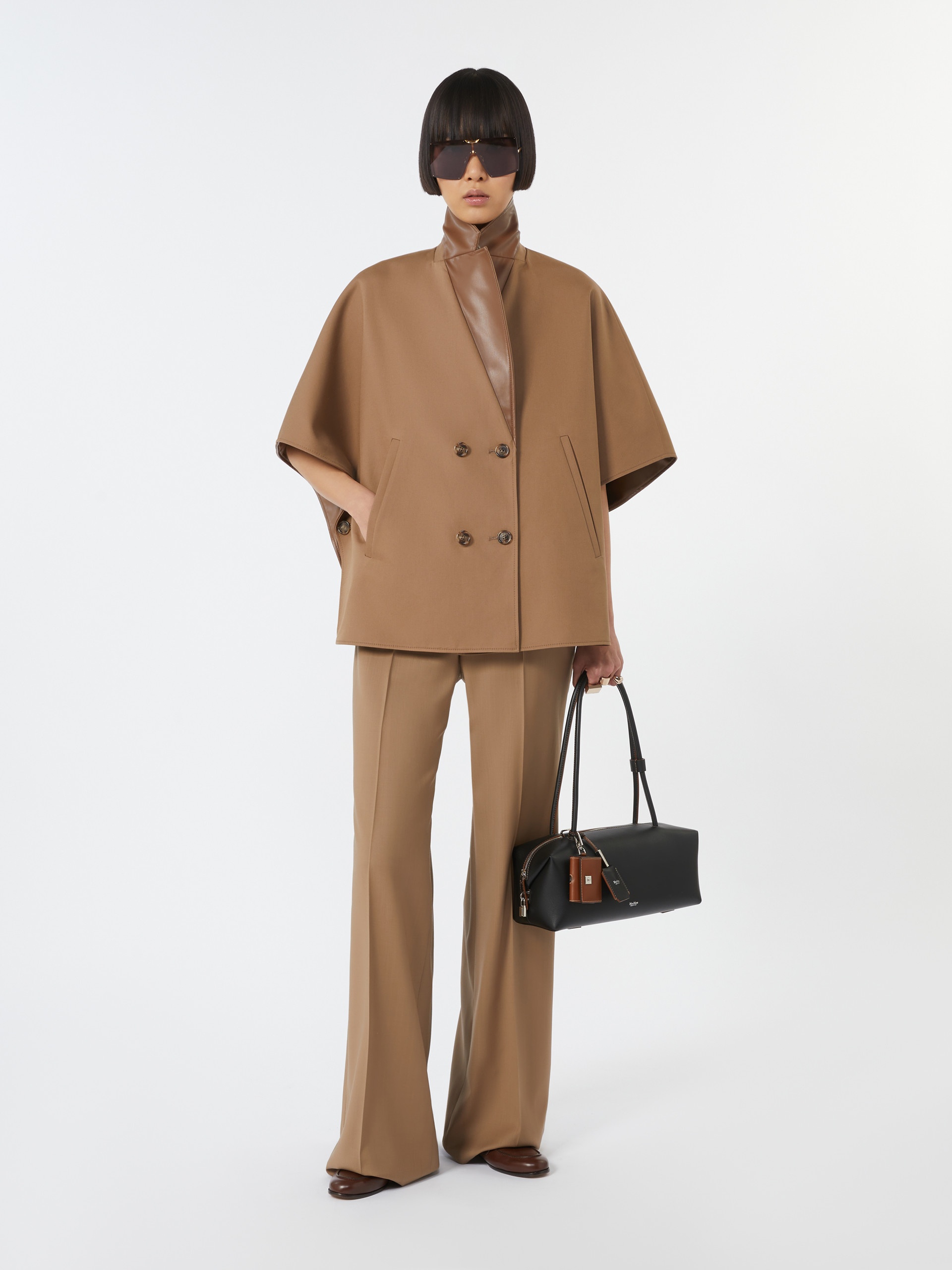 HOLDALLSTRING Natural leather bowler bag - 7