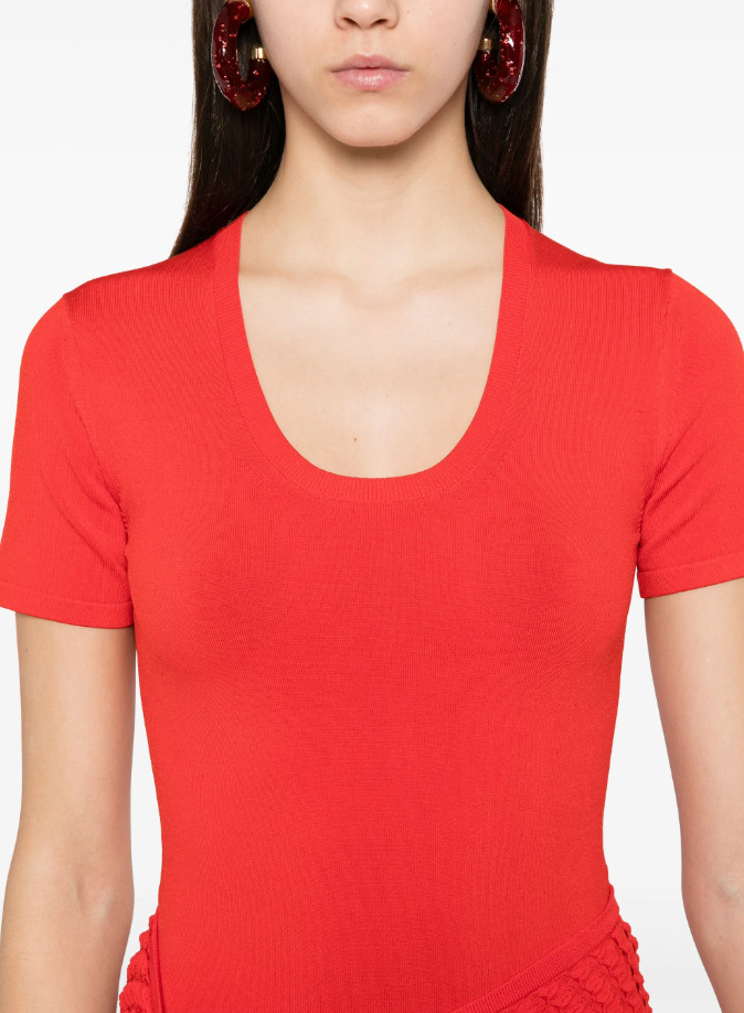 Drew Bodysuit Fiery Red - 2
