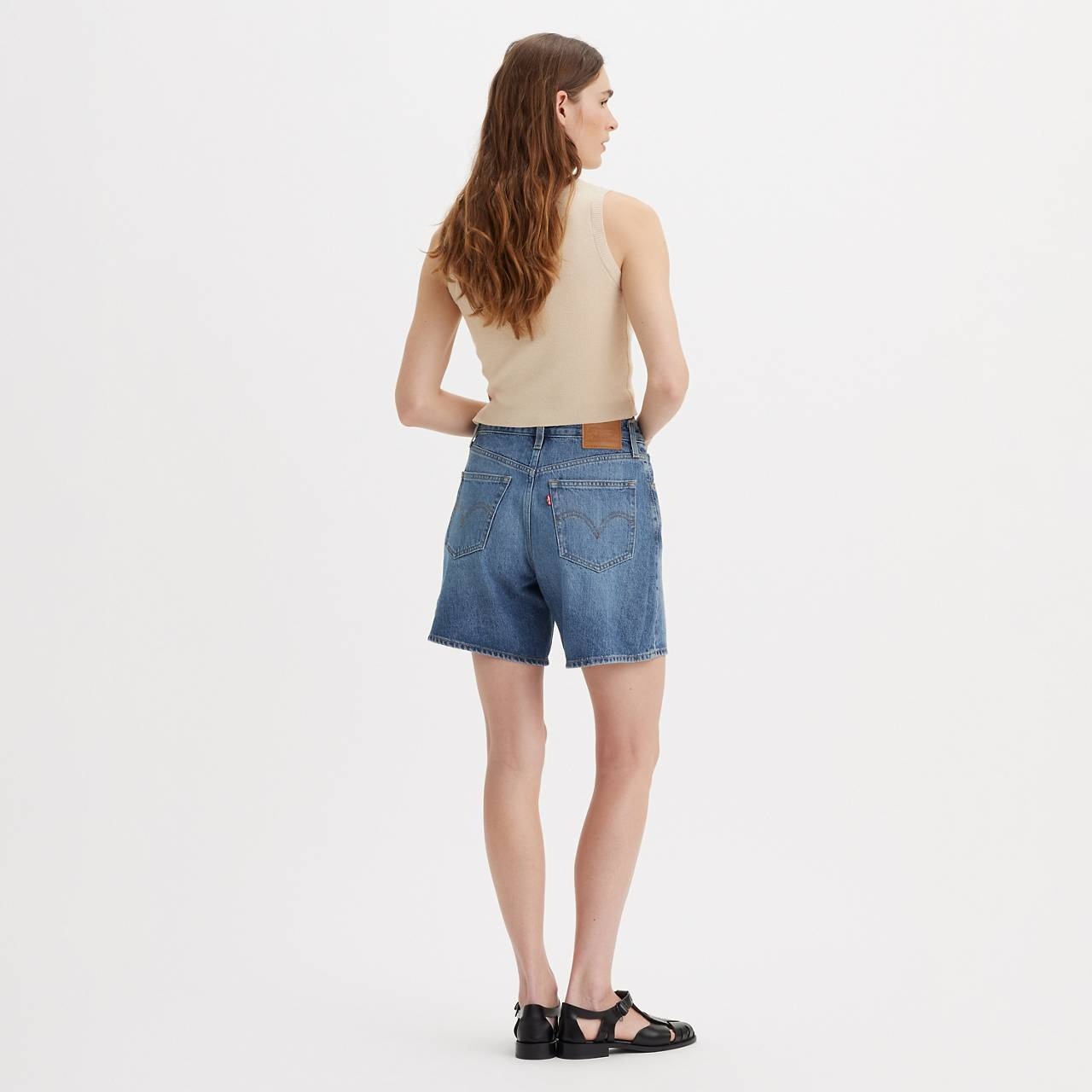 HIGH RISE BAGGY WOMEN'S SHORTS - 5