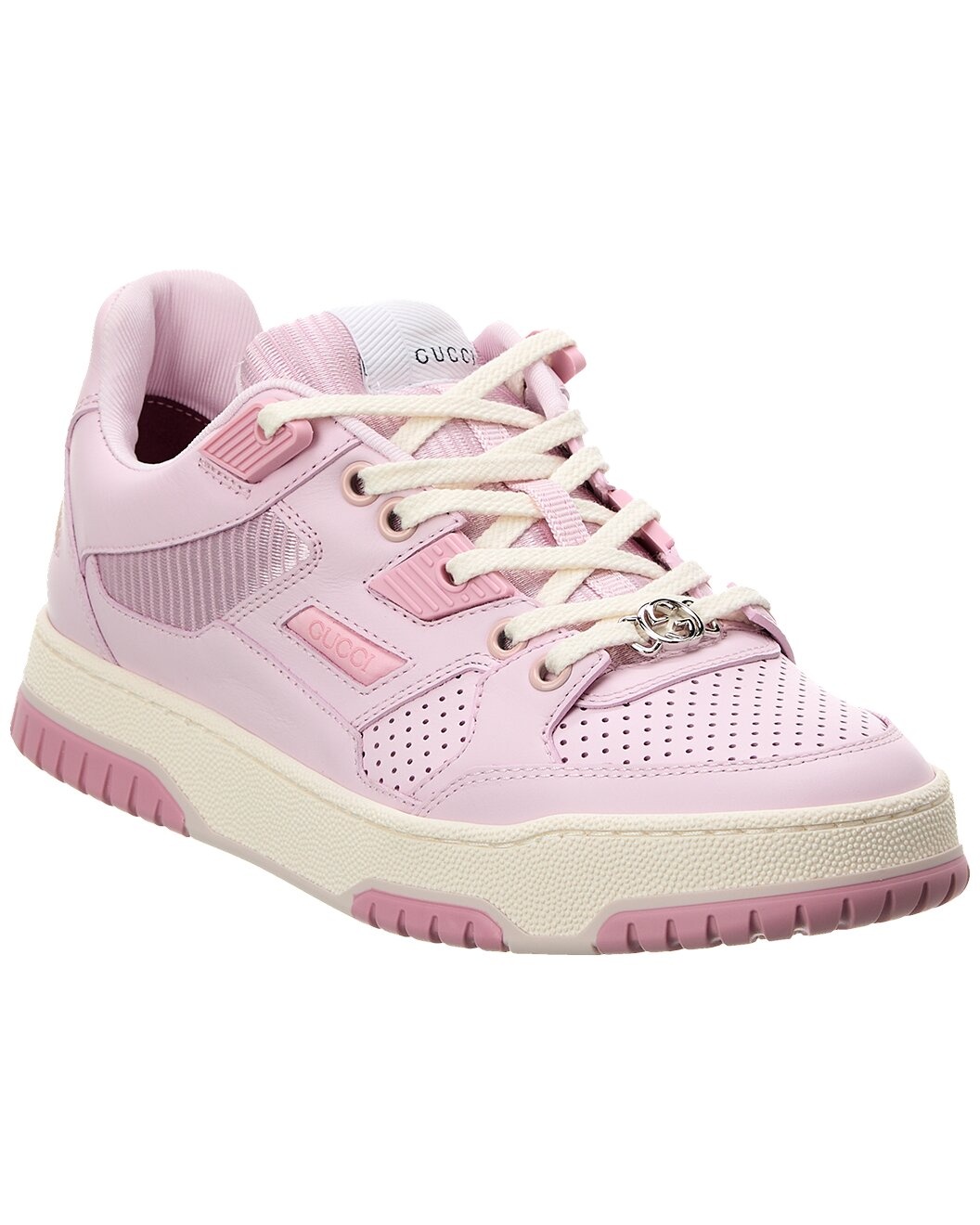 Gucci Logo Leather Sneaker - 1