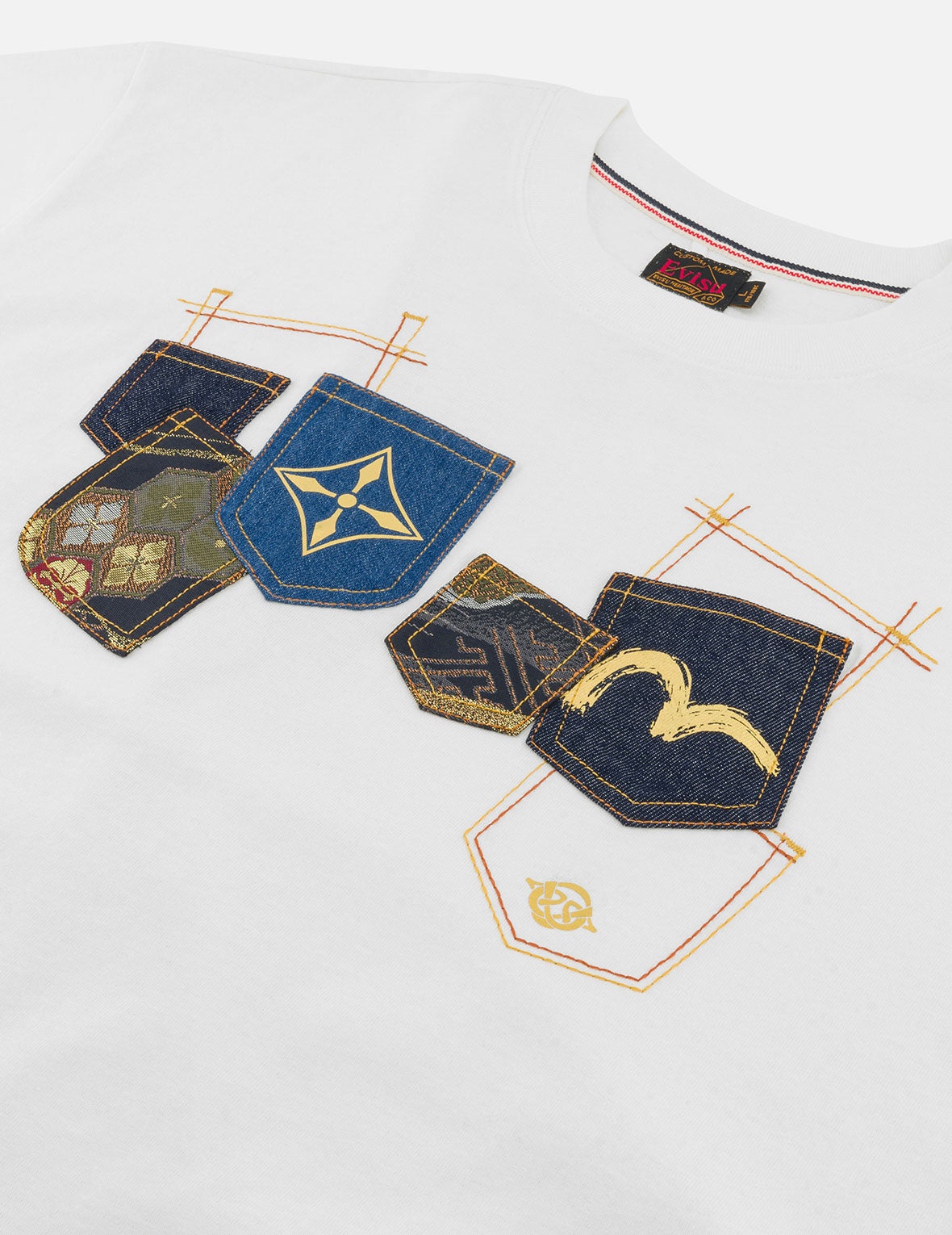 Multi-Pocket and Multi-Print Relax Fit T-shirt - 6
