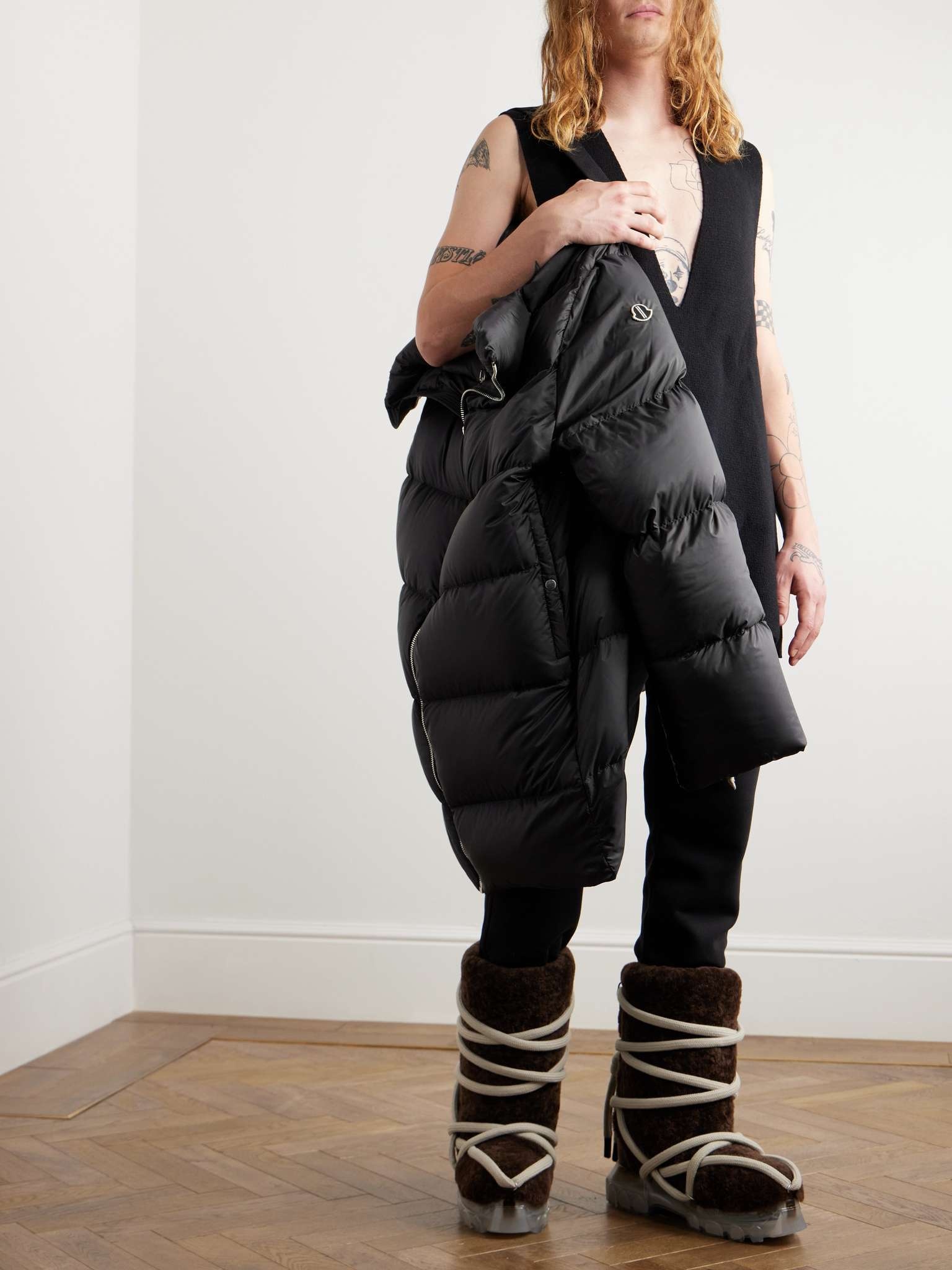 + Moncler Cyclopic Logo-Appliquéd Quilted Shell Down Coat - 6