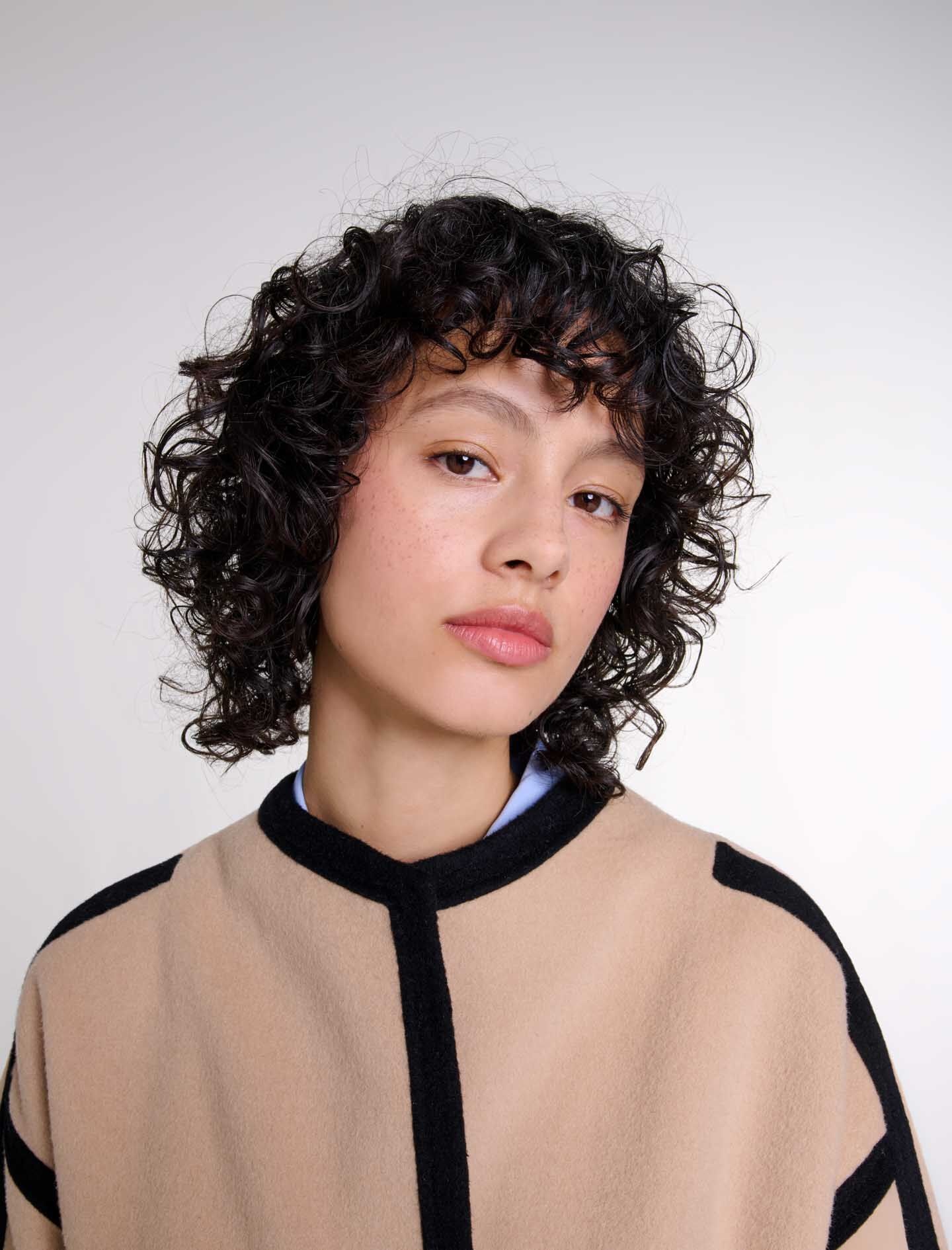 Short two-tone coat - 7