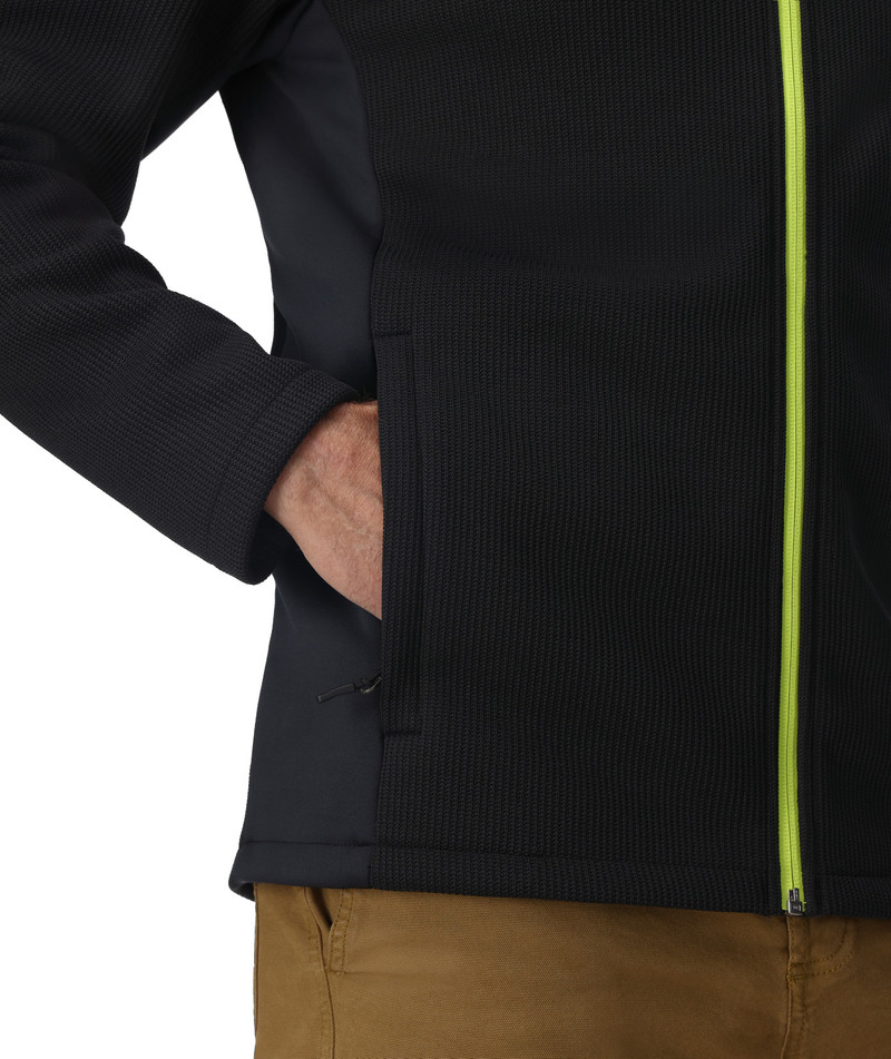 SPYDER Mens Bandit Full Zip Jacket - Black outlook
