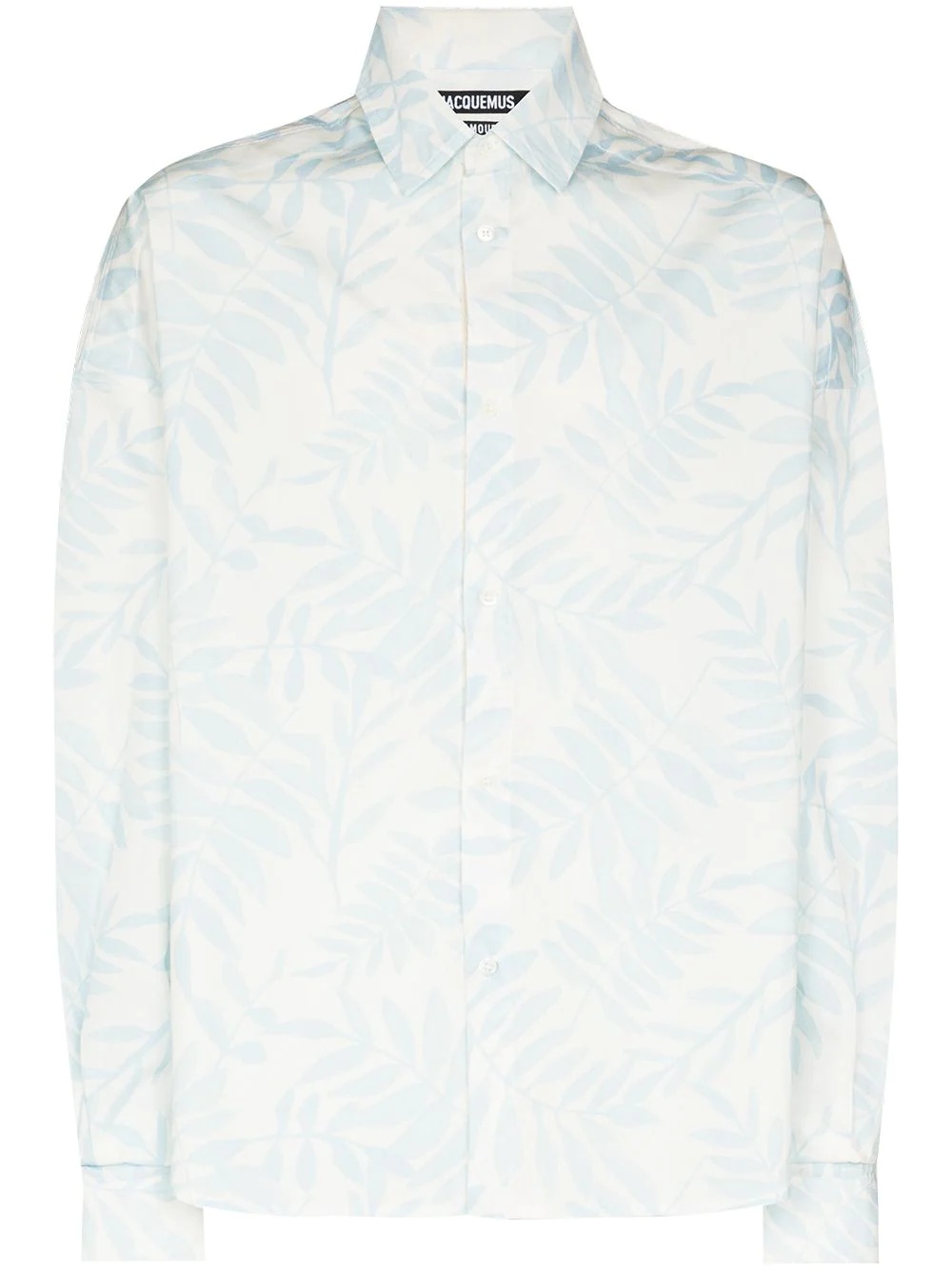 Le Jean leaf-print shirt - 1