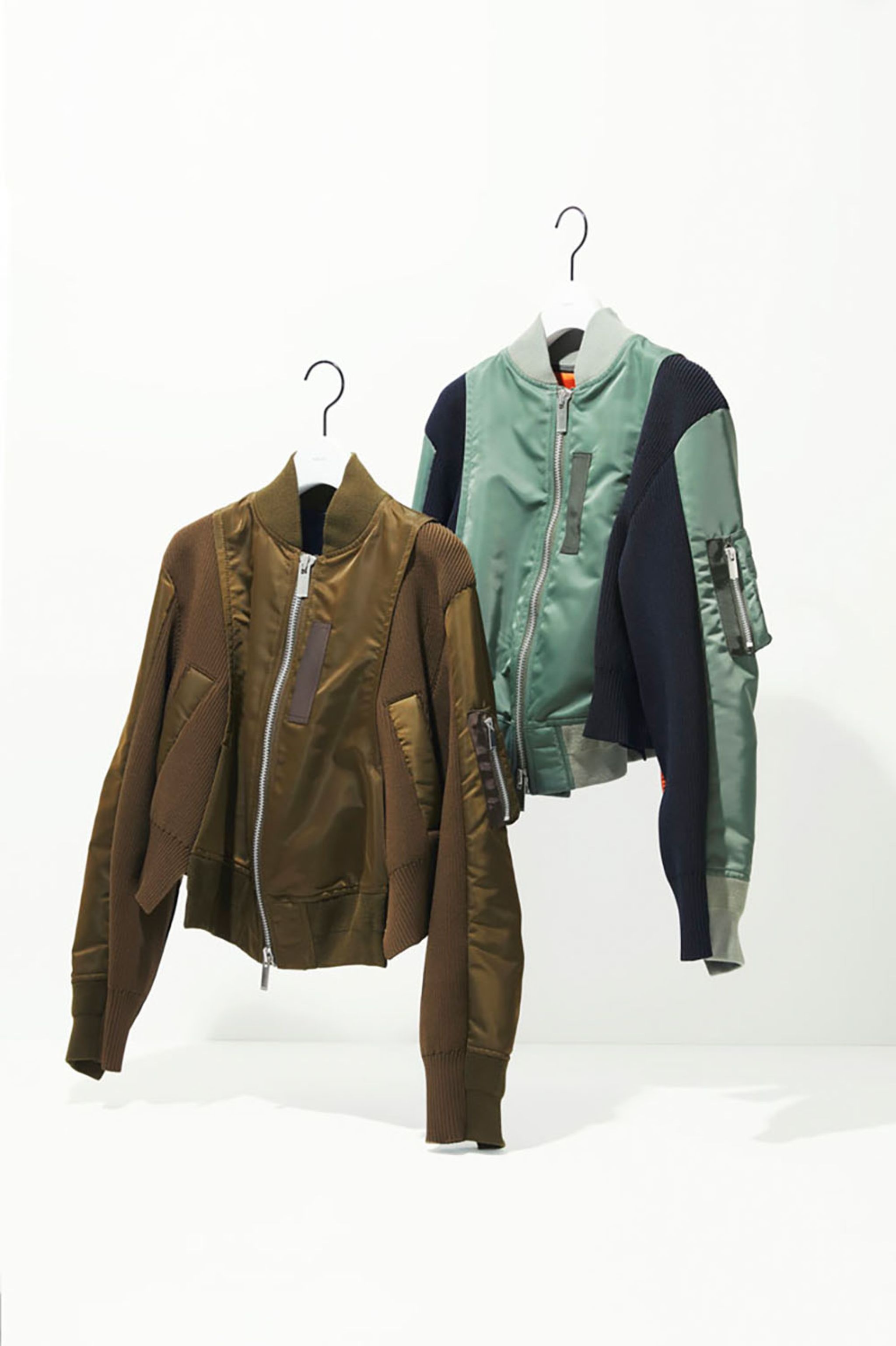sacai Nylon Twill x Knit Blouson | sacai | REVERSIBLE