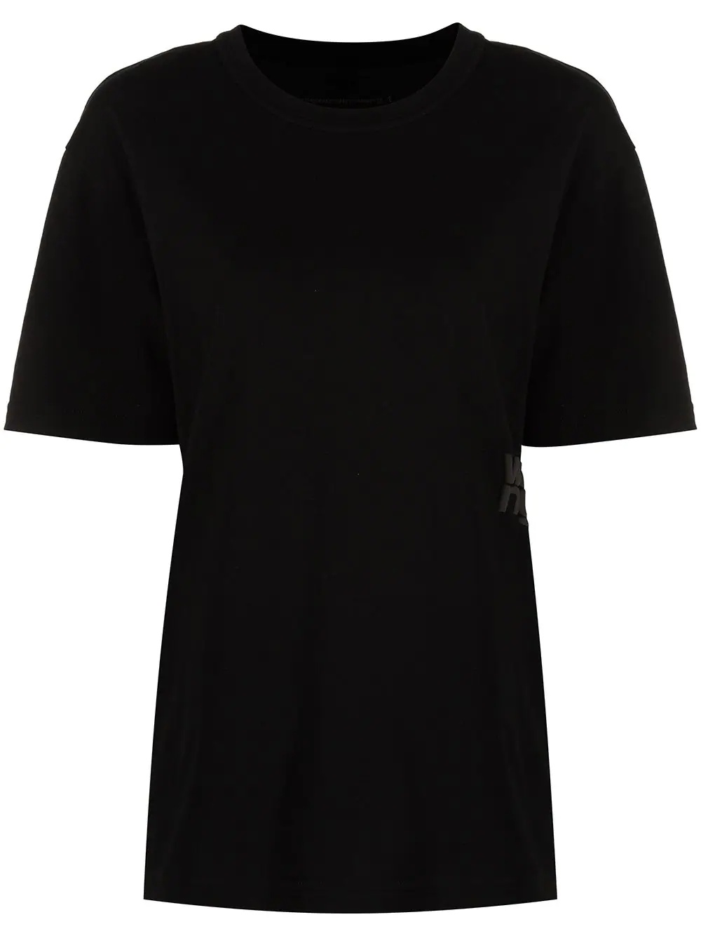 rubberised logo cotton T-shirt - 1