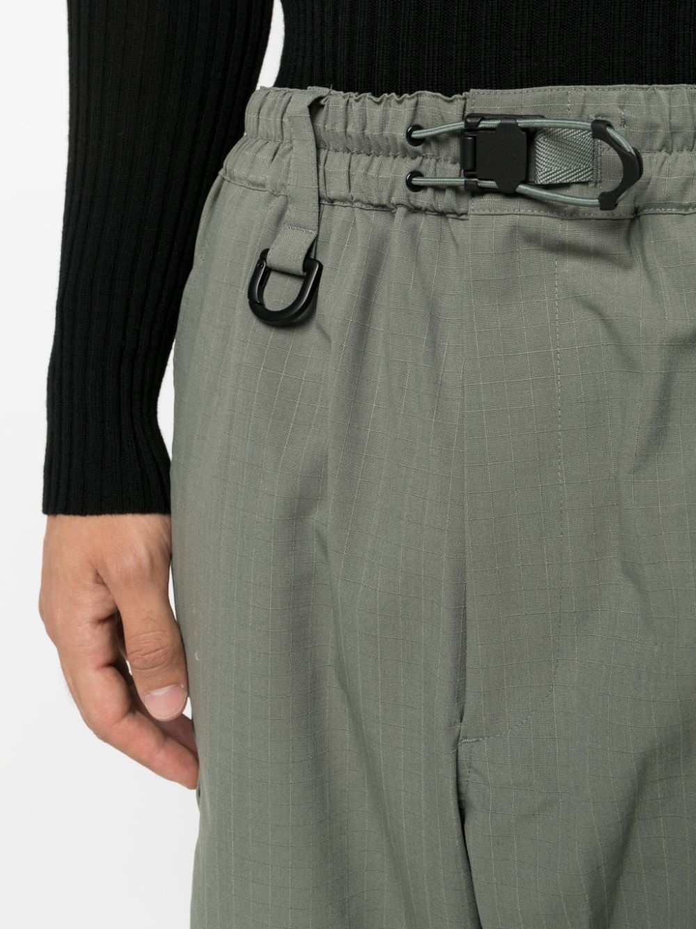 ripstop tapered-leg trousers - 5