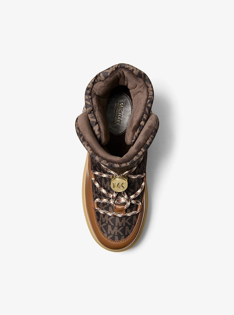 Romey Mixed-Media Lace-Up Boot 3