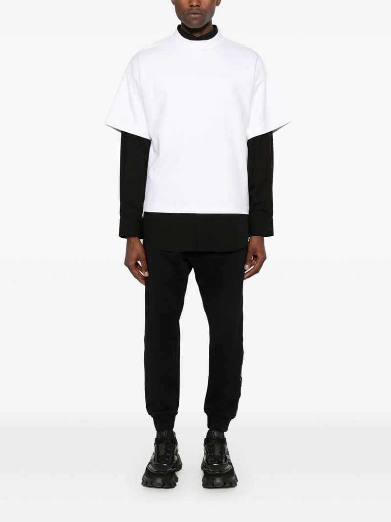 Alexander McQueen logo-stripe tapered track pants outlook
