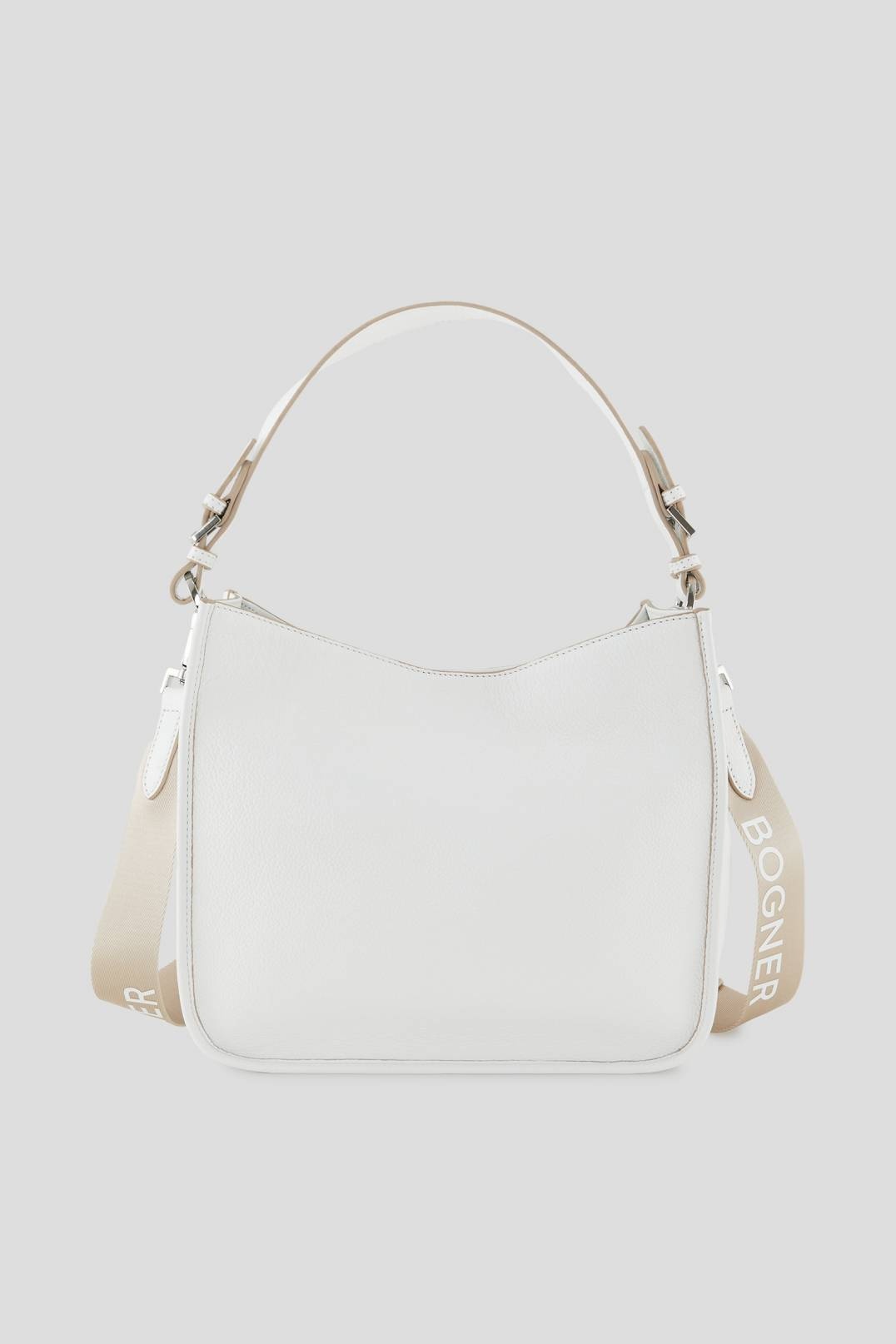 PONTRESINA SELENA HOBO BAG IN WHITE - 3