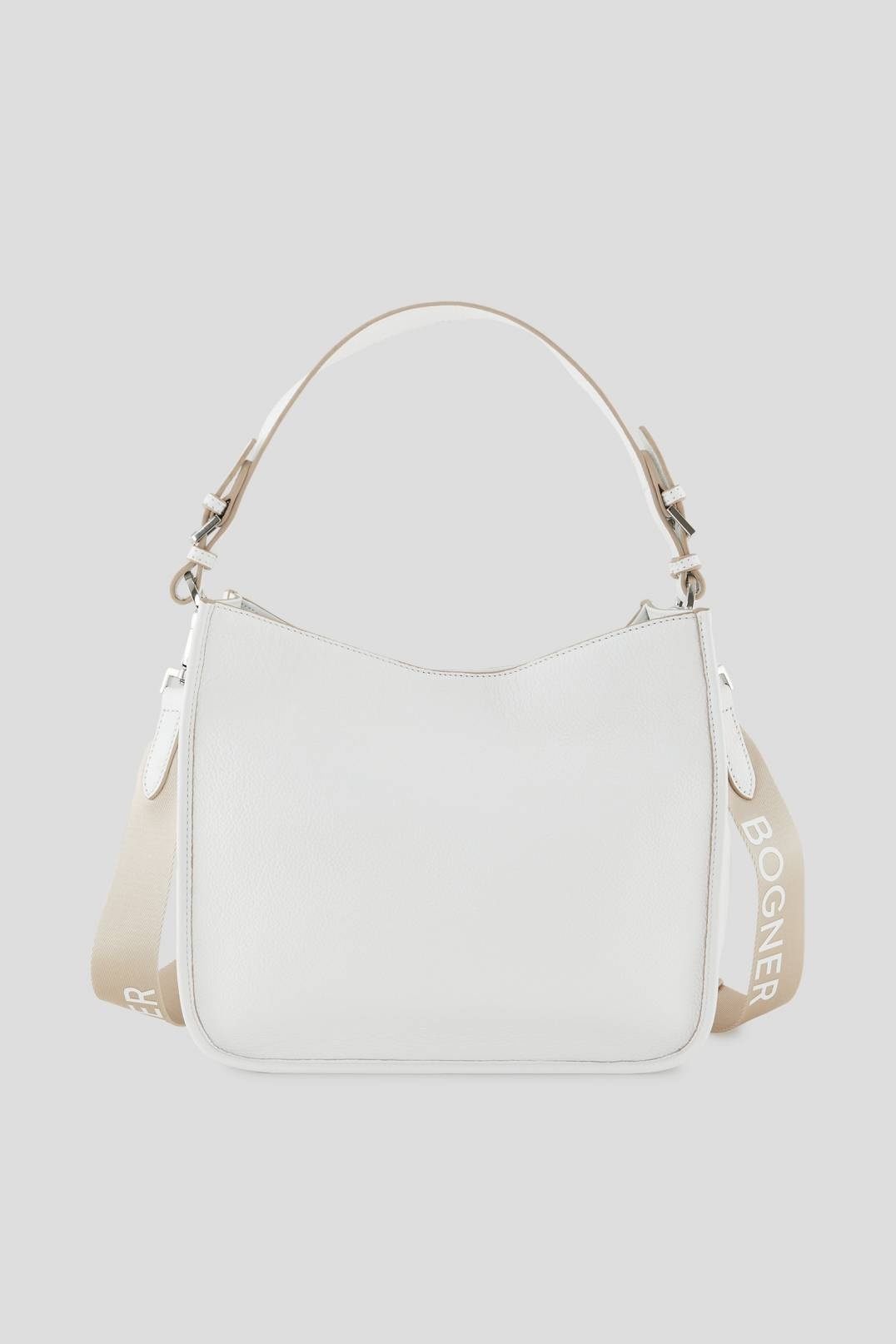 PONTRESINA SELENA HOBO BAG IN WHITE - 3