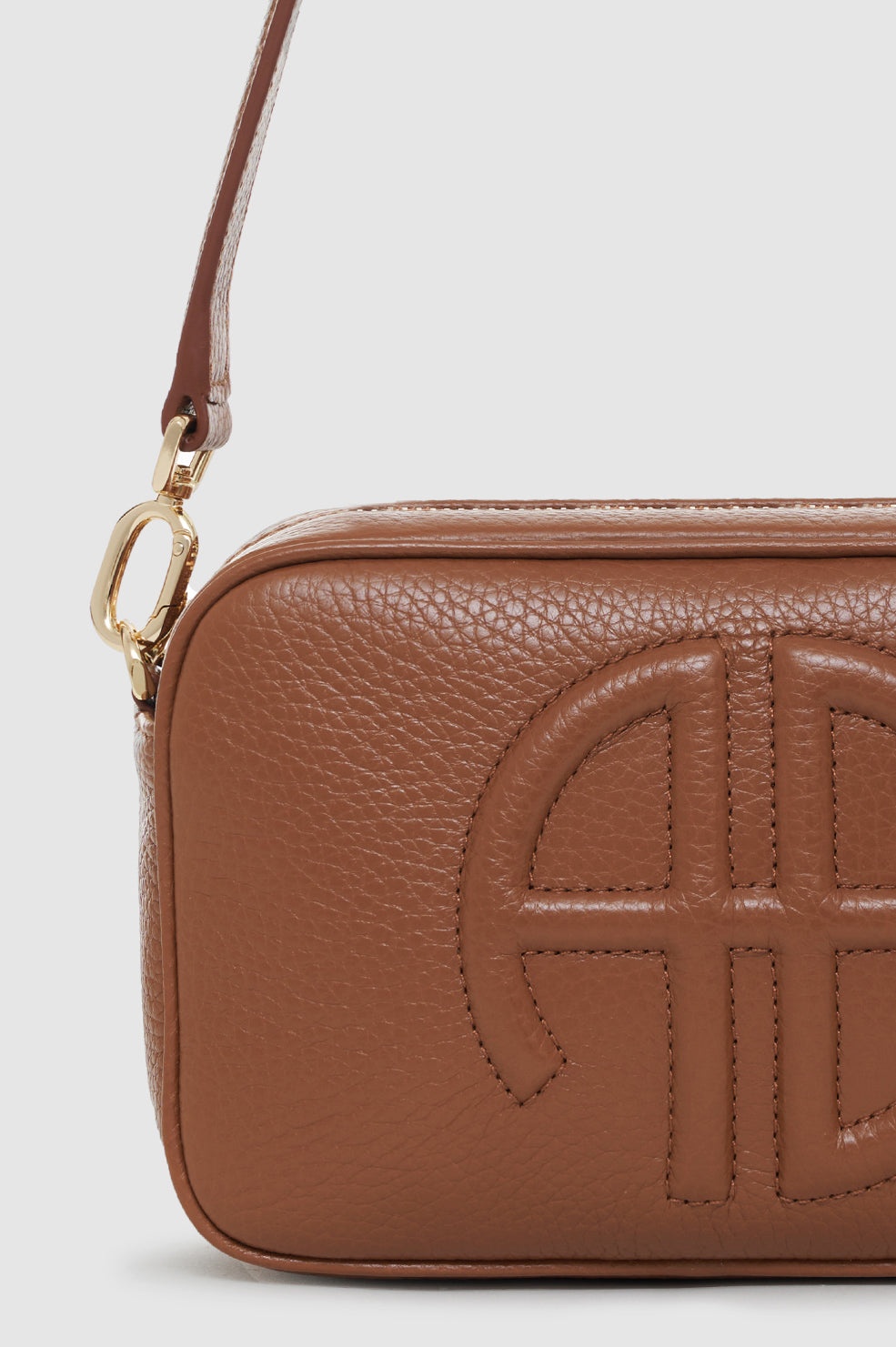 Lili Bag - Cognac Pebbled - 6