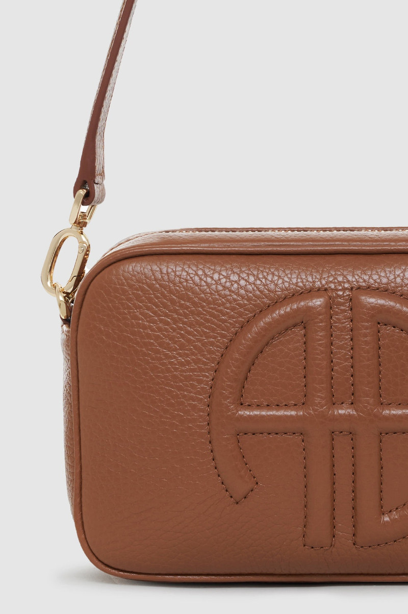 Lili Bag - Cognac Pebbled 6