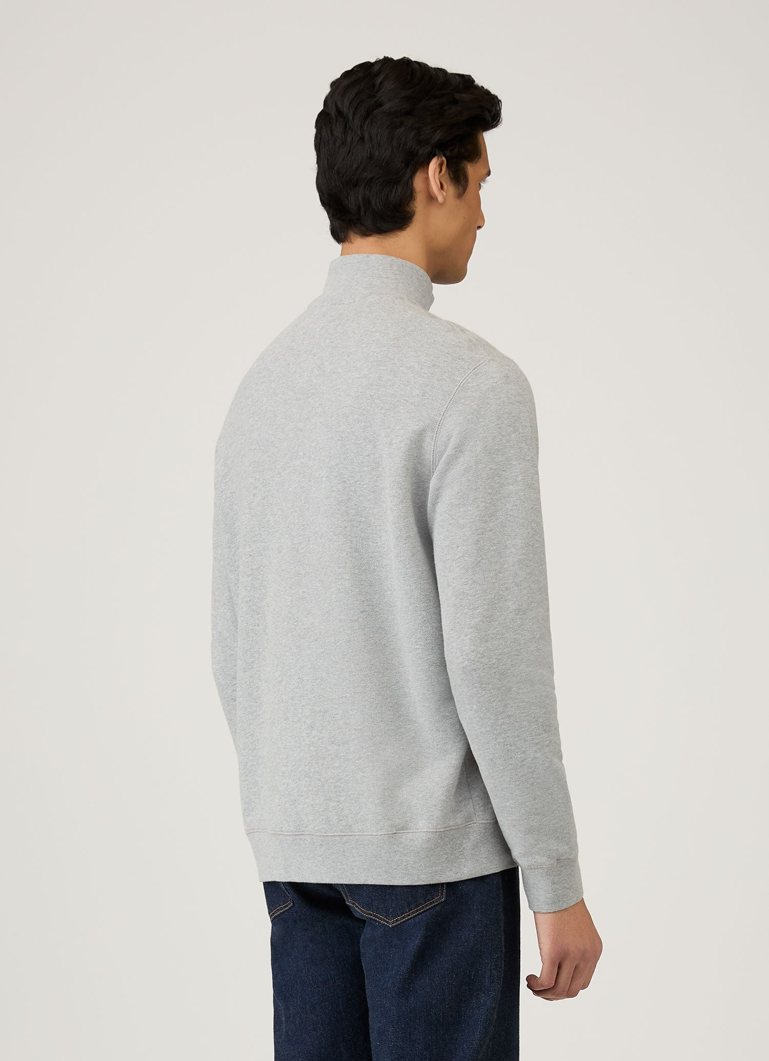 Half Zip Loopback Sweatshirt - 5