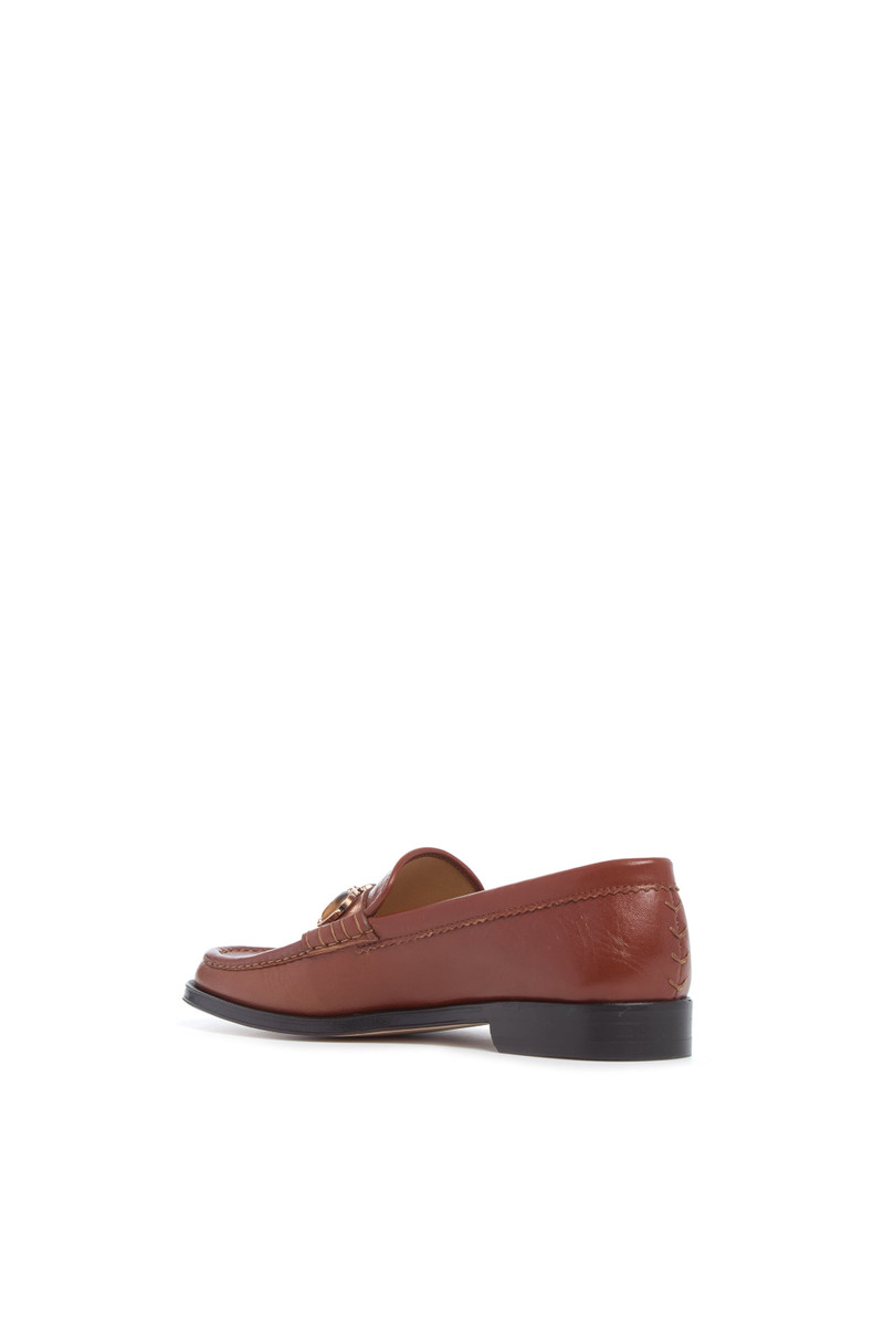 GABRIELA HEARST Melchora Stone Loafer in Cognac Leather outlook