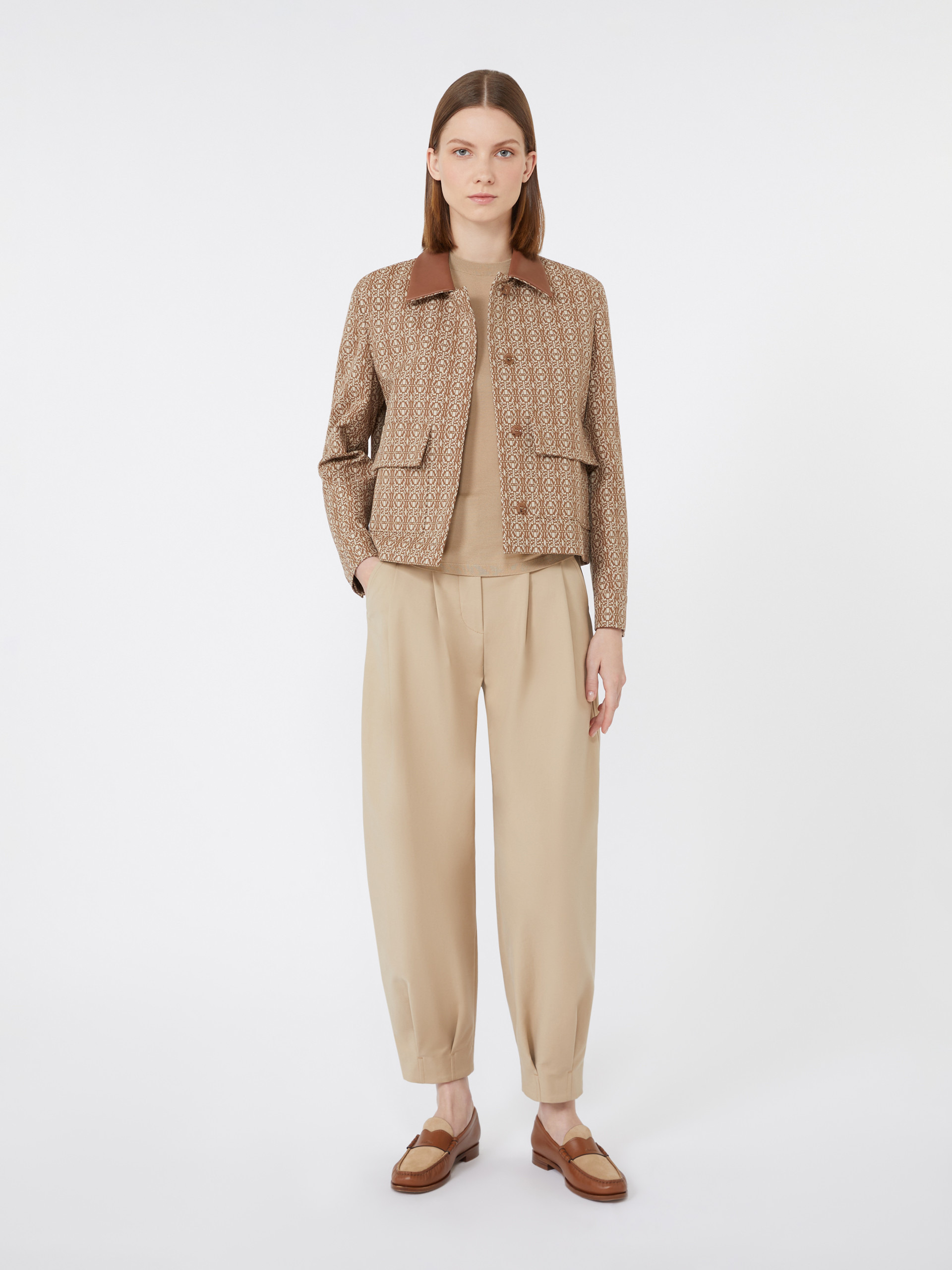 VIBORG Jacquard boxy jacket - 2