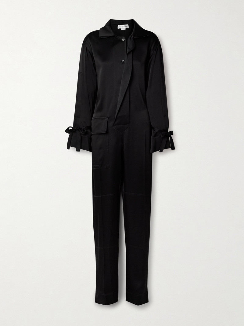 Belted Satin Jumpsuit 1