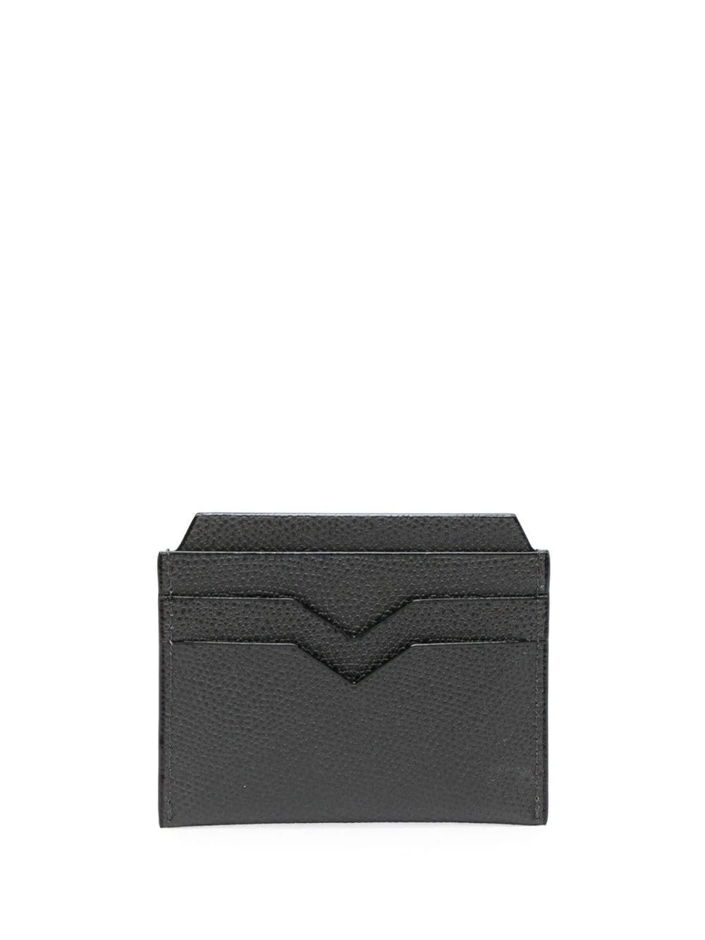 V-shape detail leather cardholder - 1