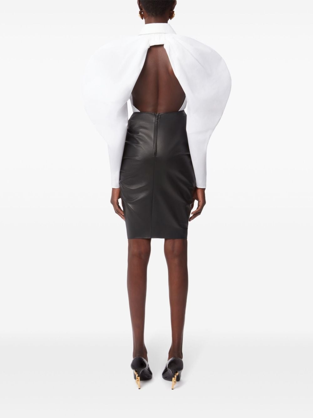 draped midi-skirt - 4