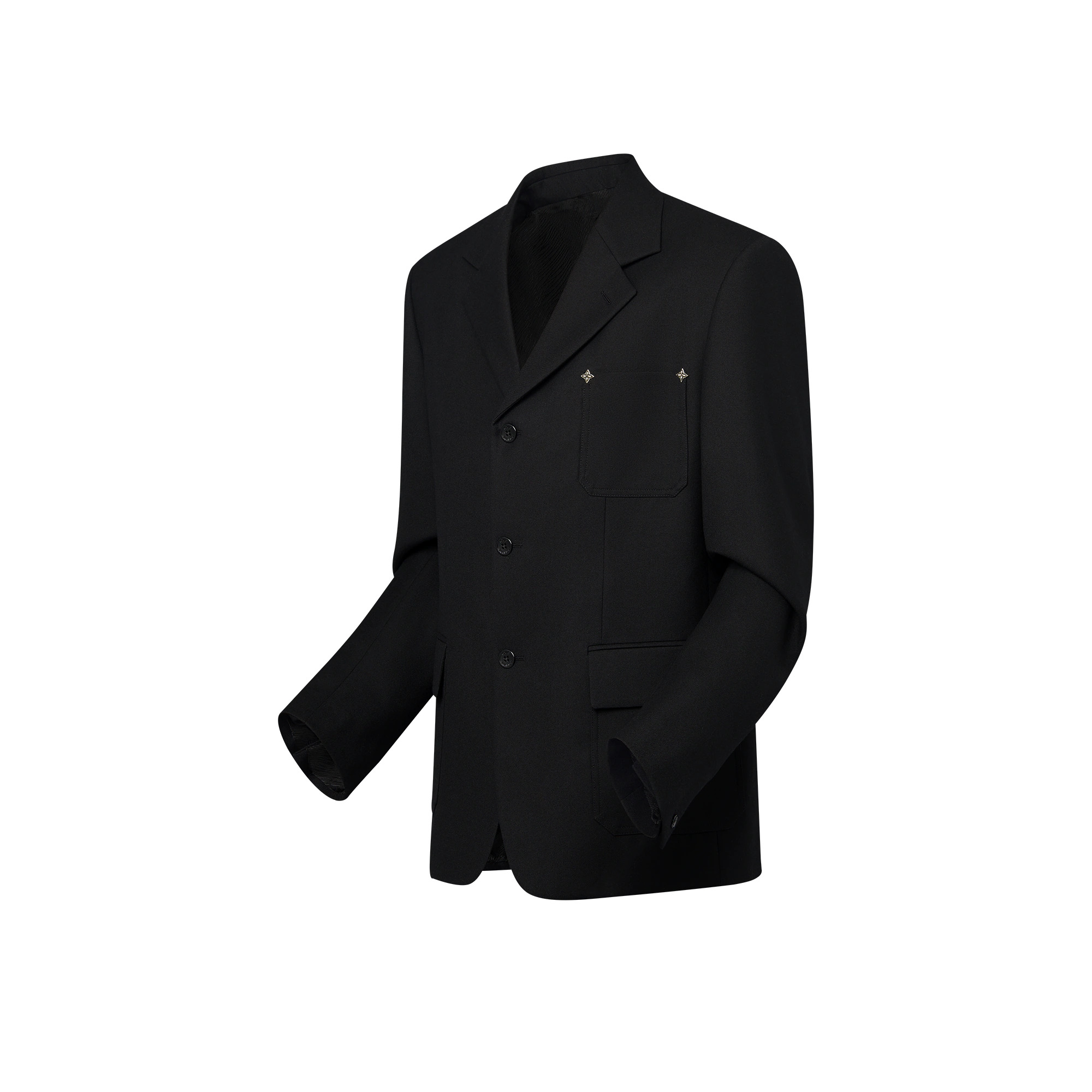 Tailored Single-Breasted Wool Jacket - 2