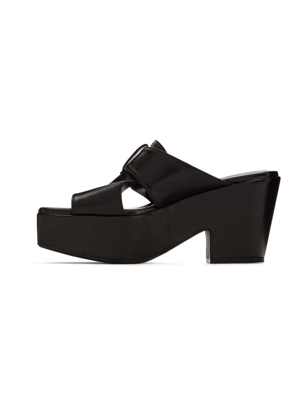 Black Lenka Heeled Sandals - 3