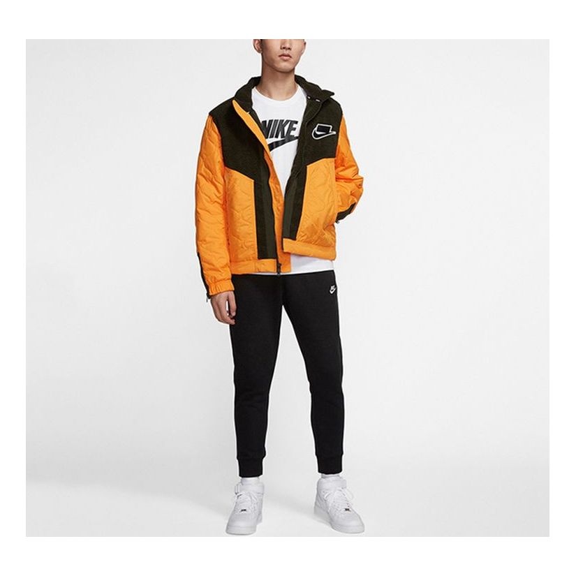 Nike Sportswear Synthetic-Fill Sports Jacket Gold Yellow Goldyellow BV4583-886 - 1